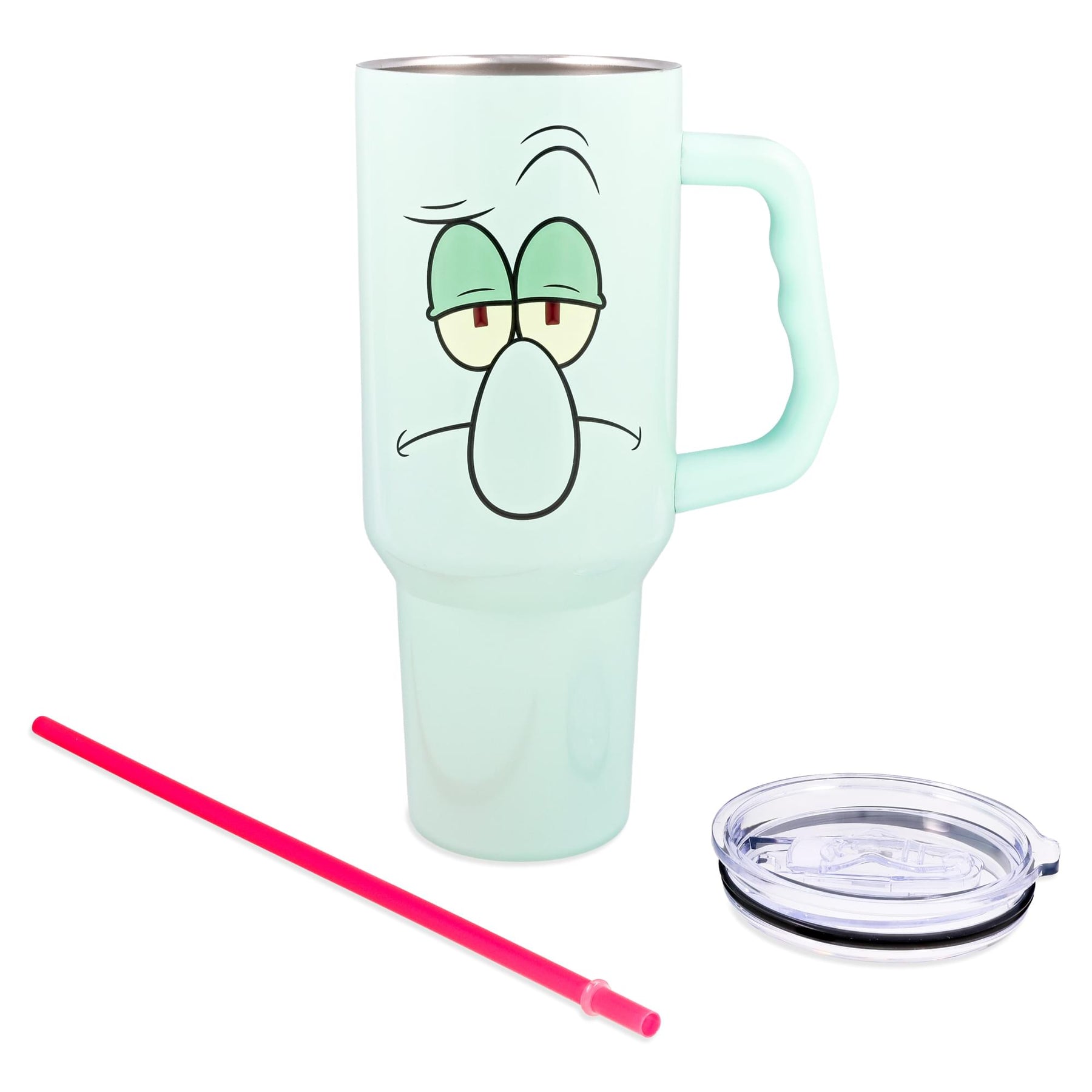 Nickelodeon SpongeBob SquarePants Squidward 40-Ounce Stainless Steel Tumbler