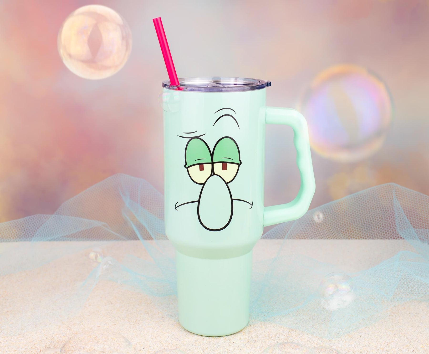 Nickelodeon SpongeBob SquarePants Squidward 40-Ounce Stainless Steel Tumbler