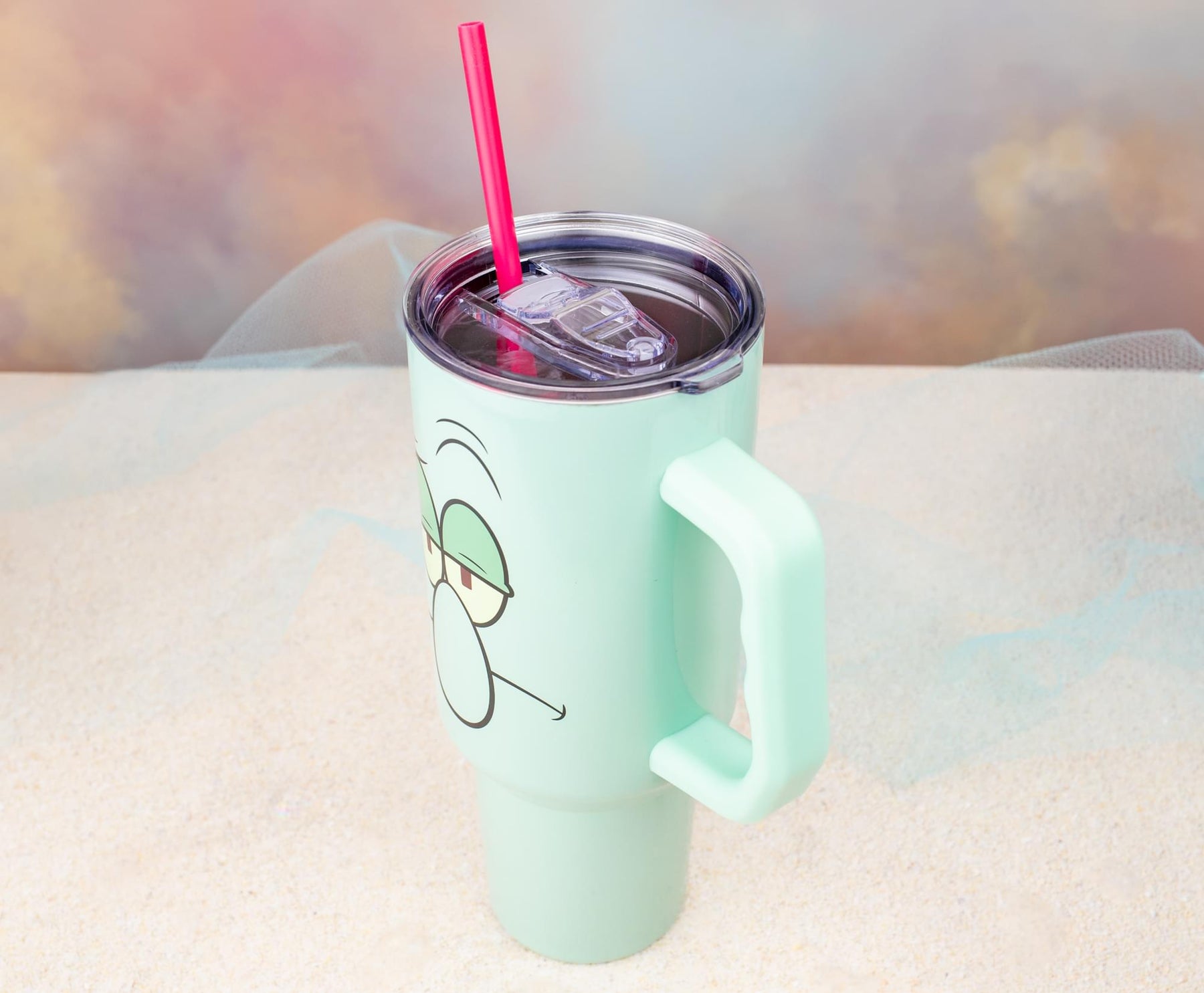 Nickelodeon SpongeBob SquarePants Squidward 40-Ounce Stainless Steel Tumbler