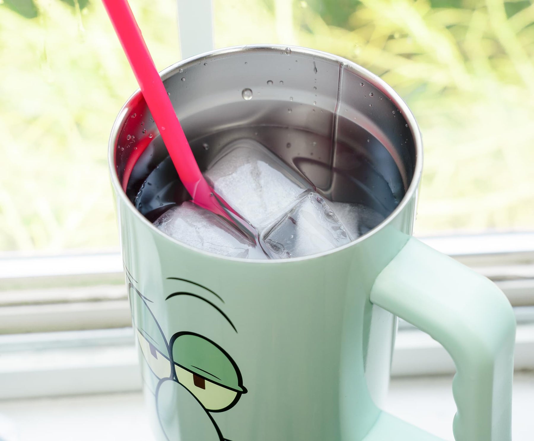 Nickelodeon SpongeBob SquarePants Squidward 40-Ounce Stainless Steel Tumbler