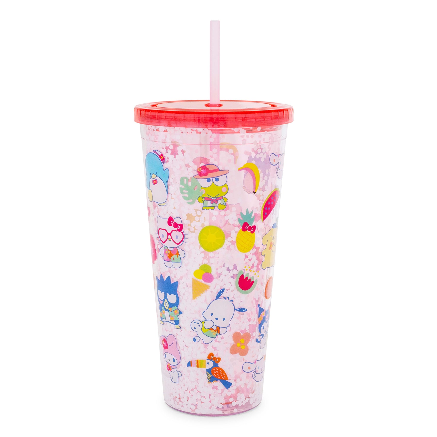 Sanrio Hello Kitty and Friends Icons Confetti Carnival Cup | Holds 32 Ounces