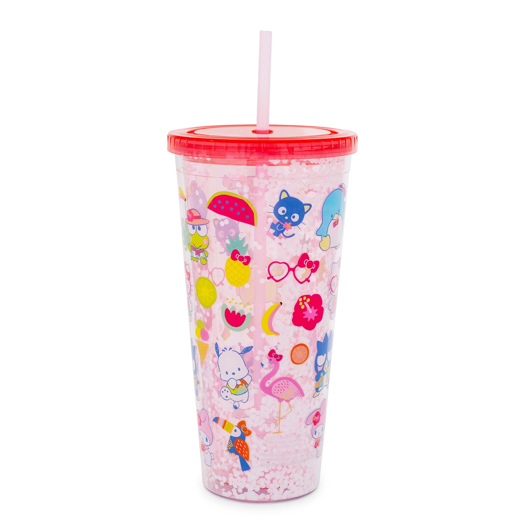 Sanrio Hello Kitty and Friends Icons Confetti Carnival Cup | Holds 32 Ounces