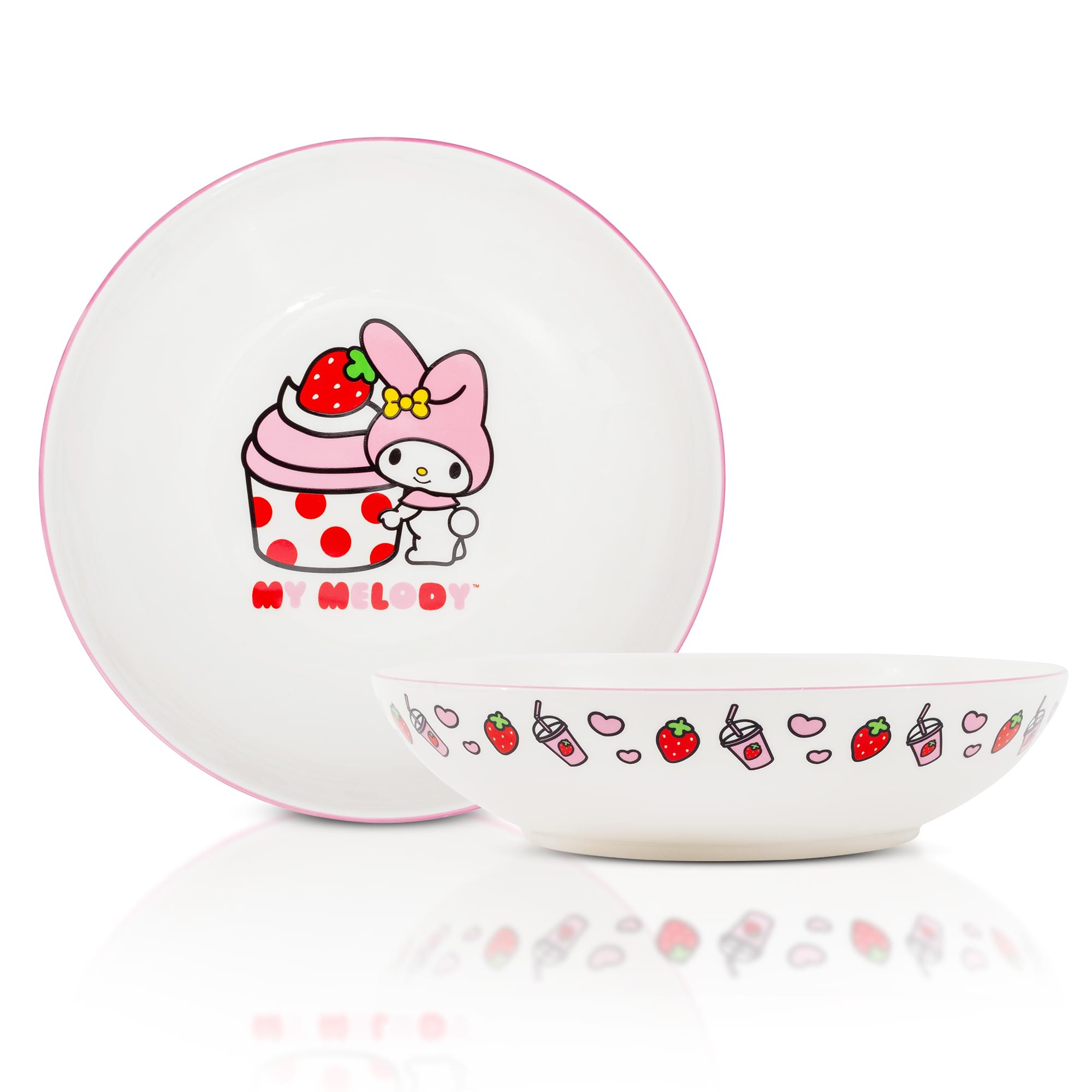 Sanrio My Melody Cupcake 9 Inch Dinner Bowl | Free Shipping