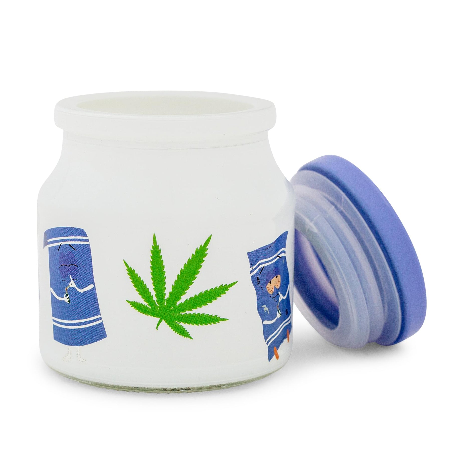 South Park Towelie Glass Storage Jar With Lid | Holds 5 Ounces