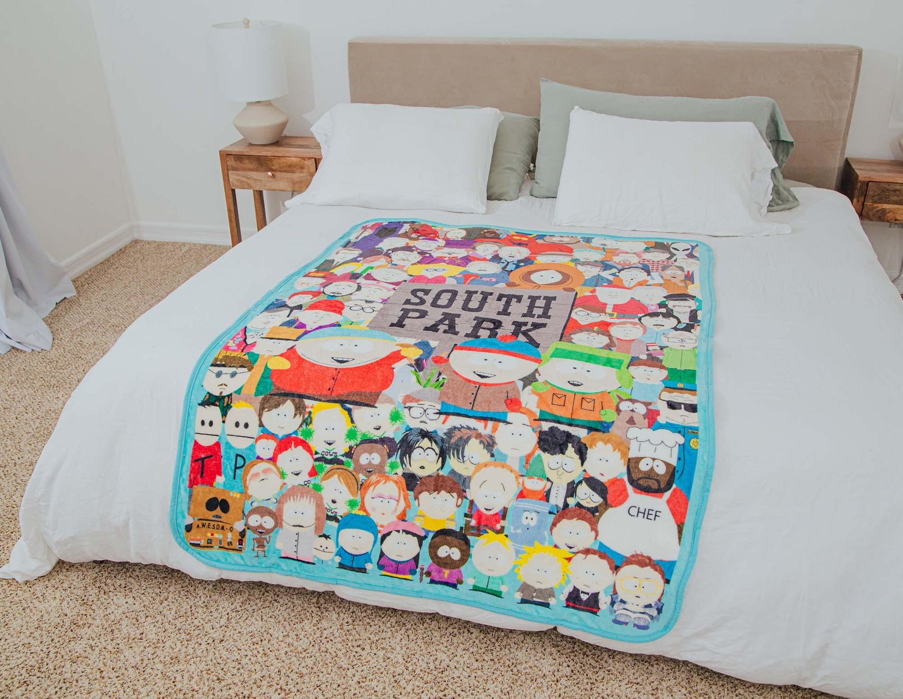 South Park Characters Raschel Throw Blanket | 45 x 60 Inches