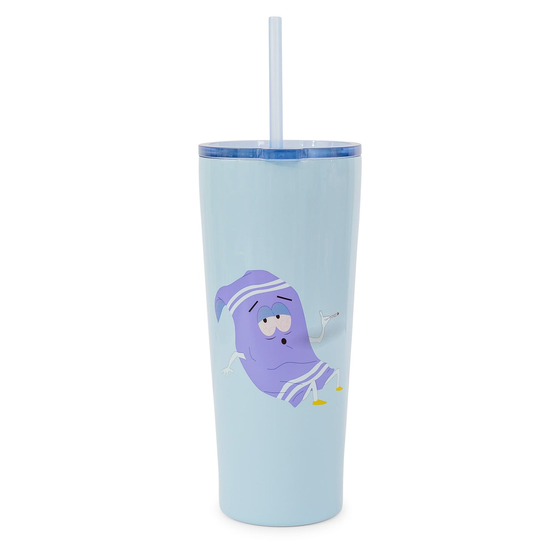 South Park Towelie Stainless Steel Tumbler With Straw | Holds 22 Ounces