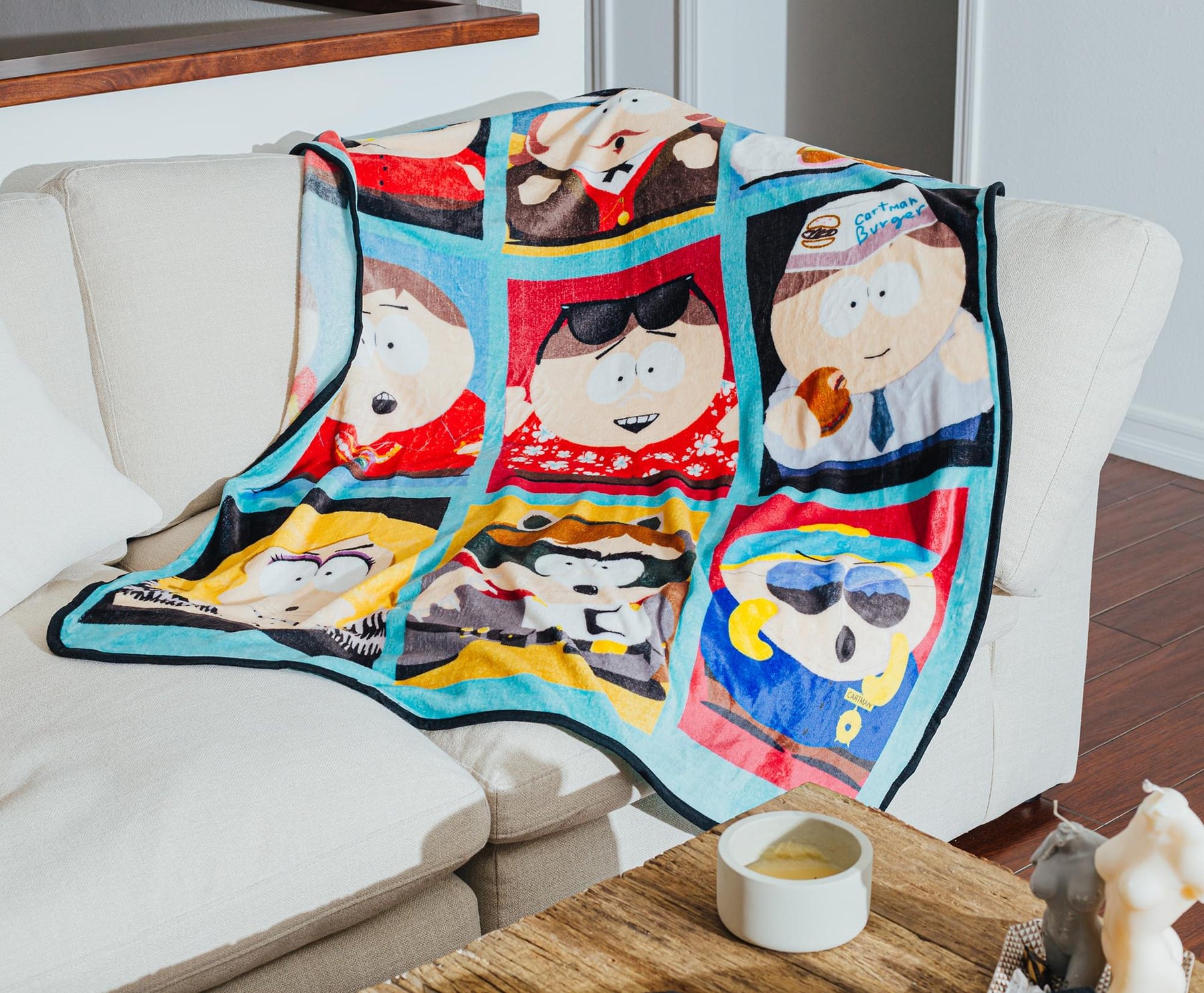 South Park Eric Cartman Raschel Throw Blanket | 45 x 60 Inches