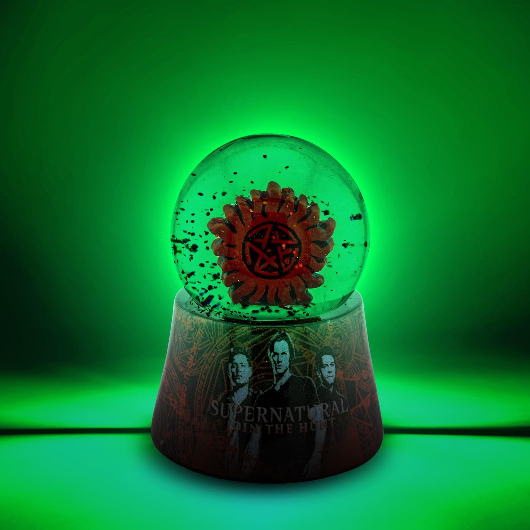 Supernatural Anti-Possession Symbol Light-Up Mini Snow Globe | 2.75 Inches Tall