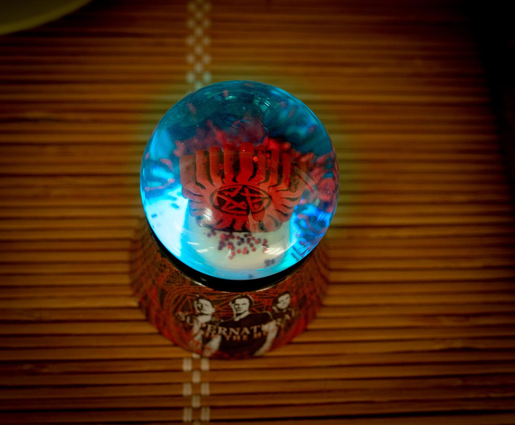Supernatural Anti-Possession Symbol Light-Up Mini Snow Globe | 2.75 Inches Tall