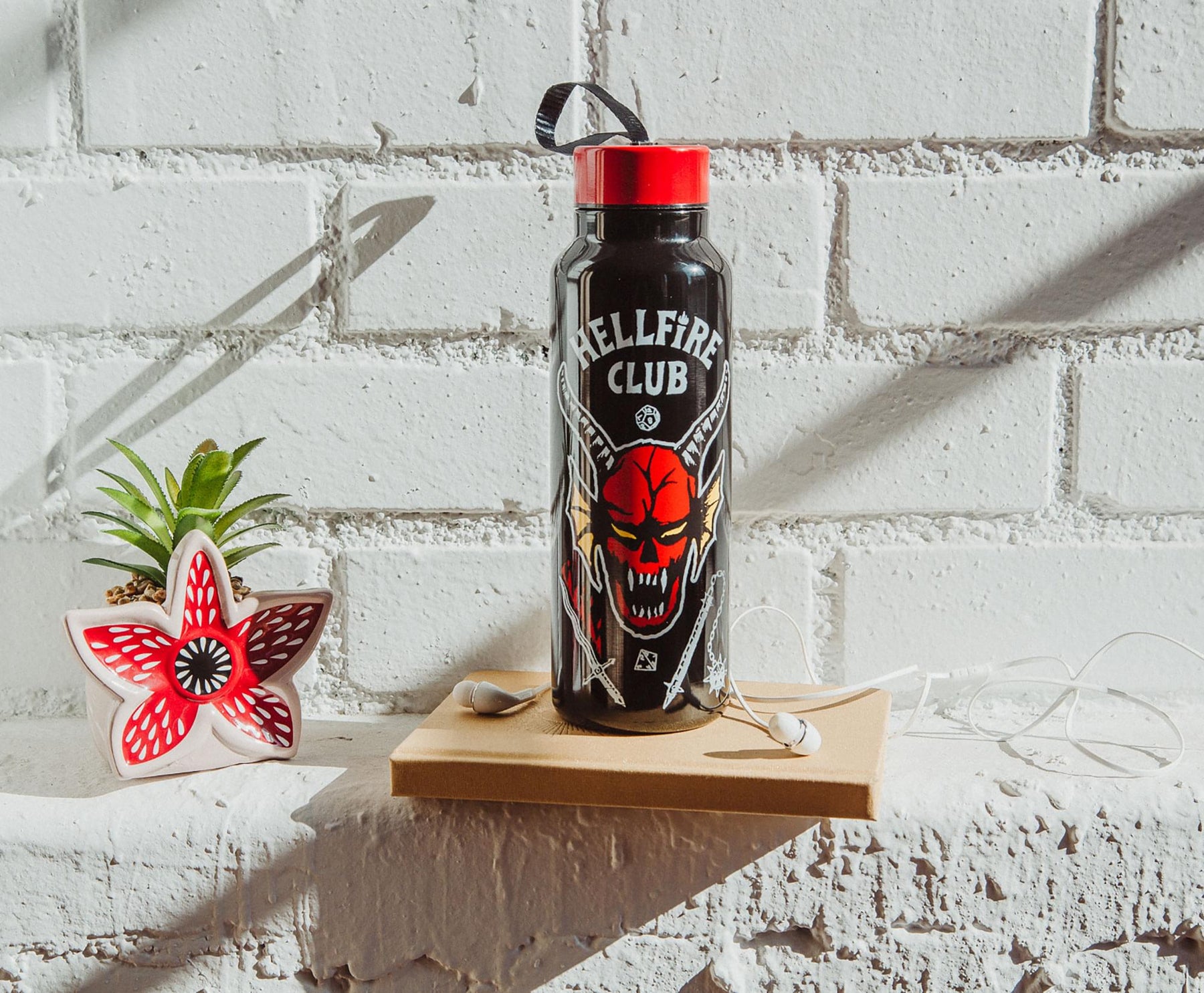 Stranger Things Hellfire Club Stainless Steel Water Bottle | Holds 27 Ounces
