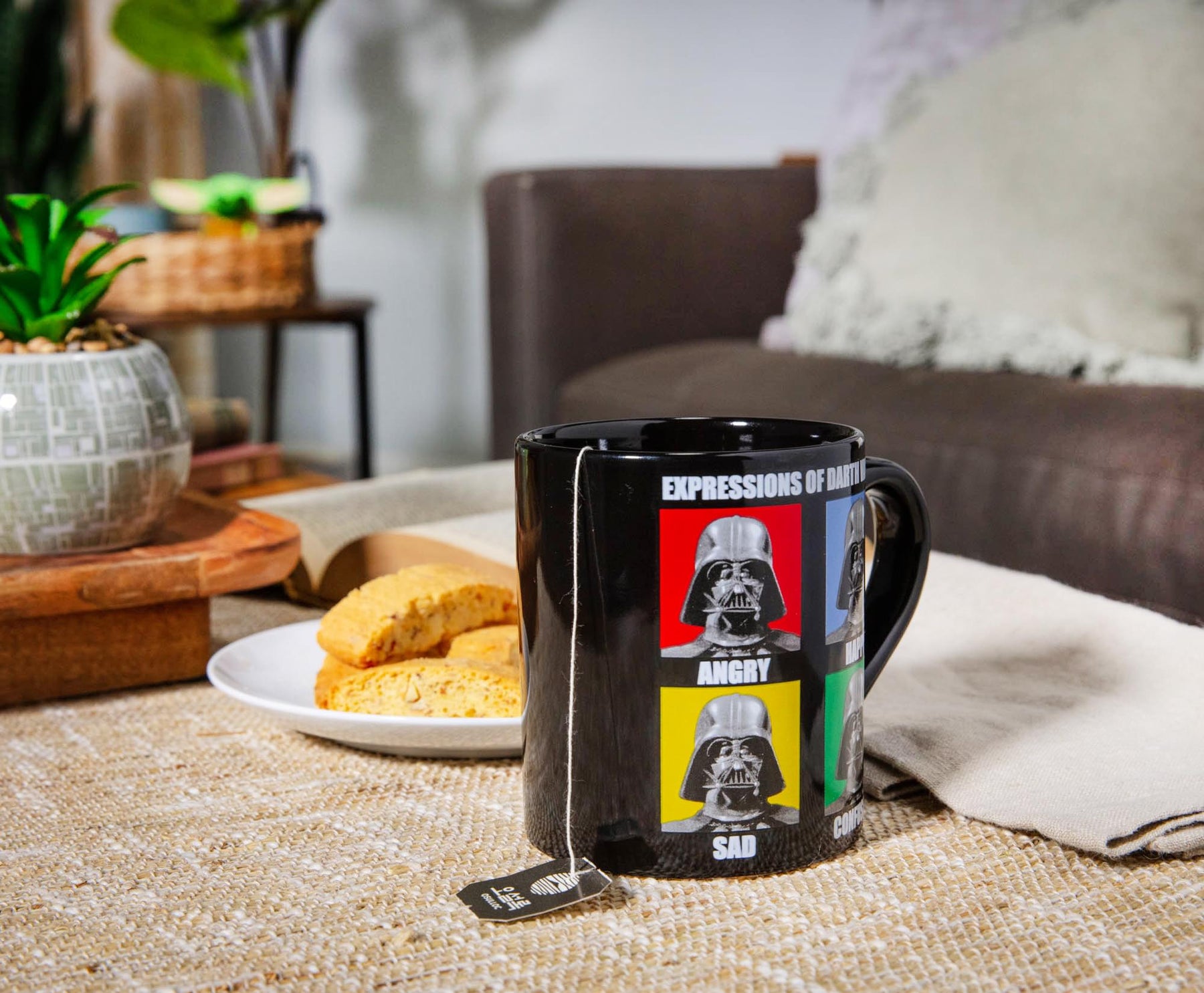 Star Wars Darth Vader Expressions Ceramic Mug | Holds 14 Ounces