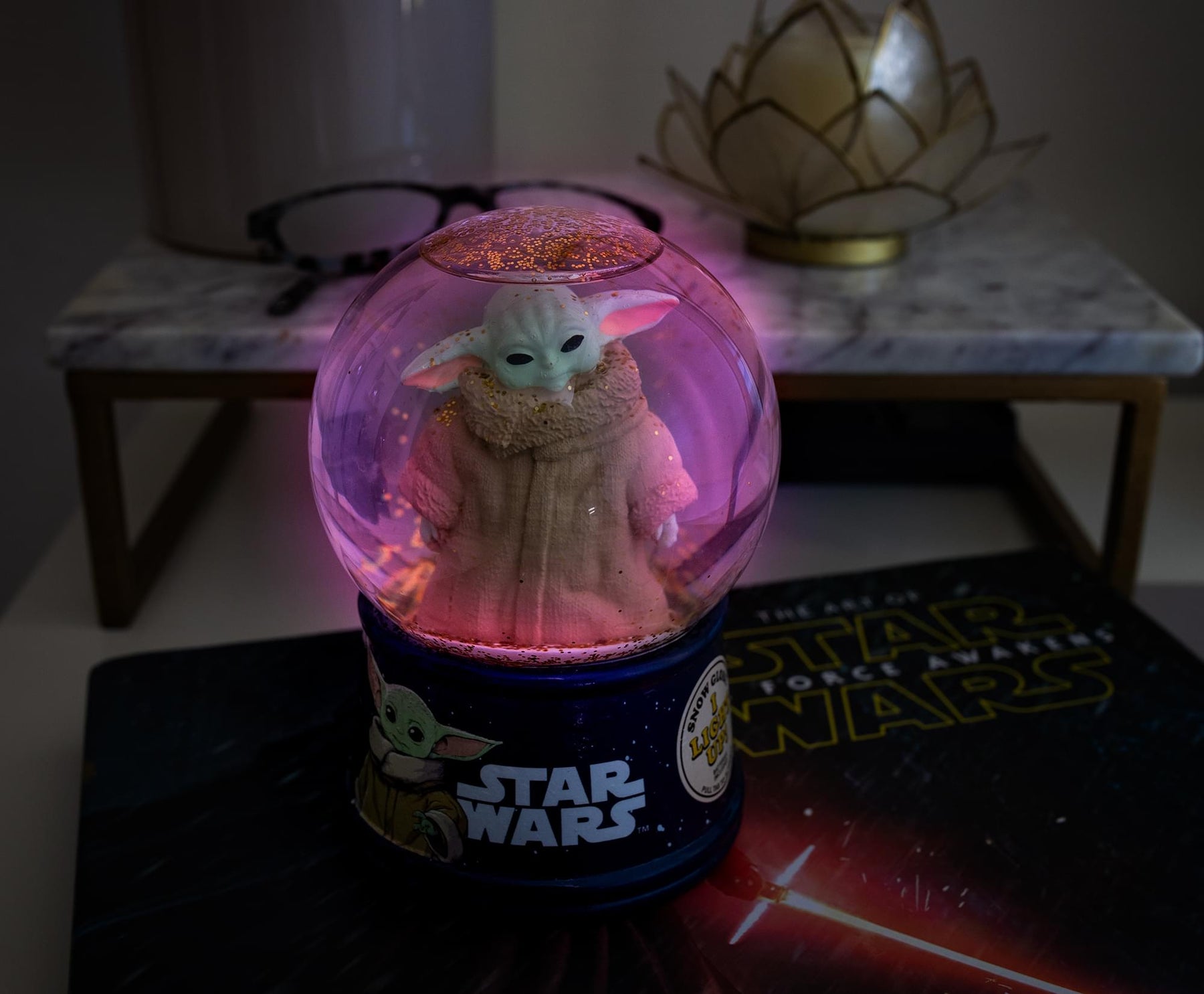 Star Wars: The Mandalorian Grogu The Child Light-Up Snow Globe | 6 Inches Tall