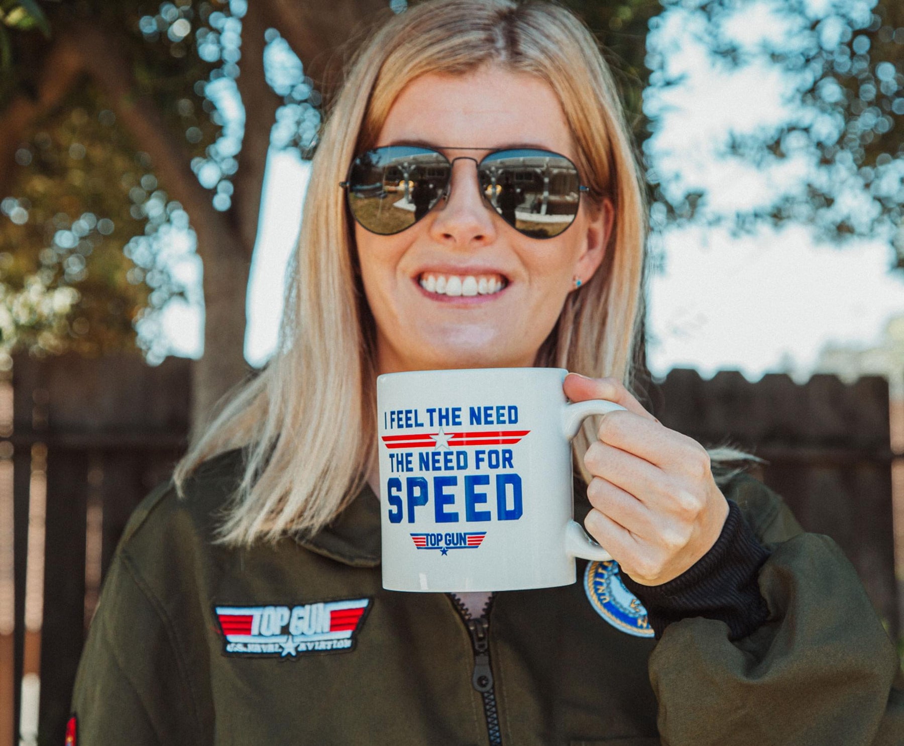 Top Gun "The Need For Speed" Ceramic Mug | Holds 20 Ounces