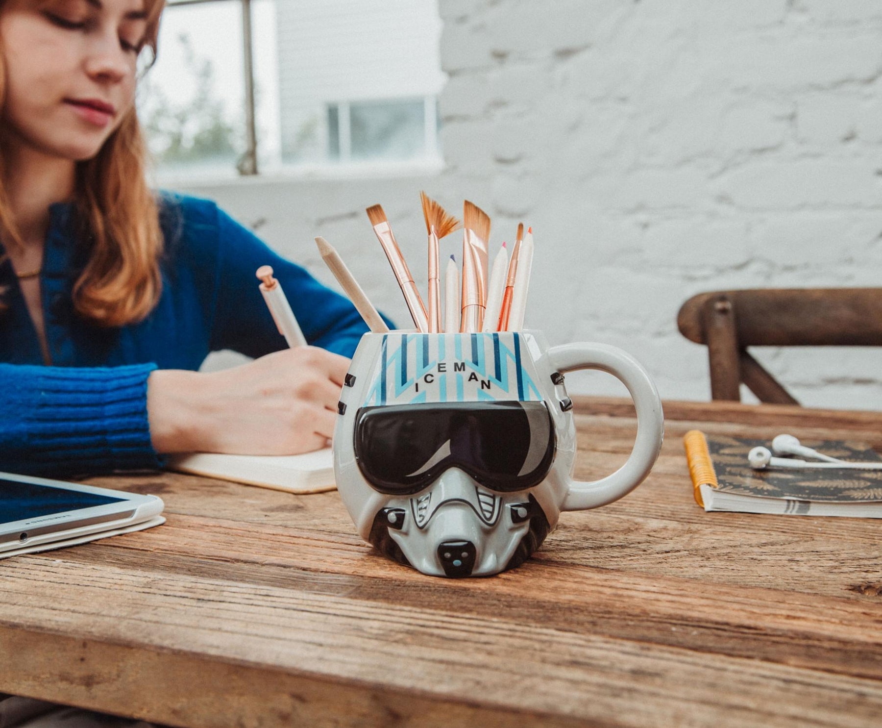 Top Gun: Maverick Iceman Helmet Sculpted Ceramic Mug | Holds 20 Ounces