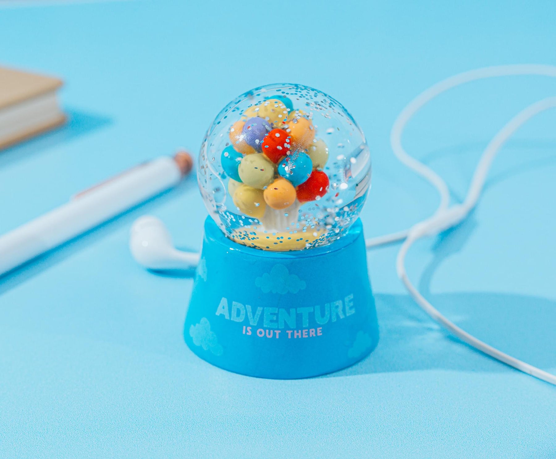 Disney Pixar UP House Light-Up Mini Snow Globe | 3 Inches Tall