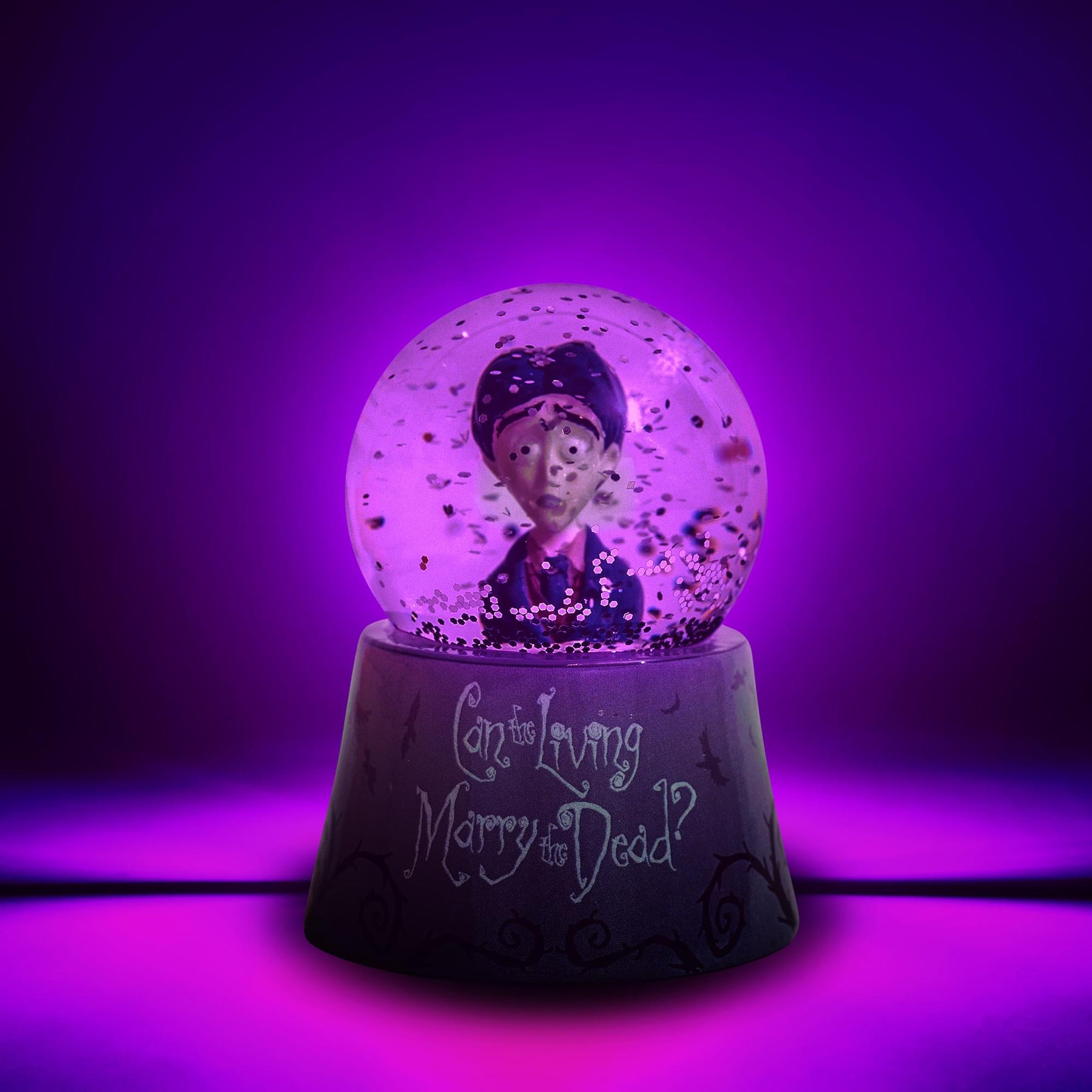 Tim Burton's Corpse Bride Victor Light-Up Mini Snow Globe | 3 Inches Tall