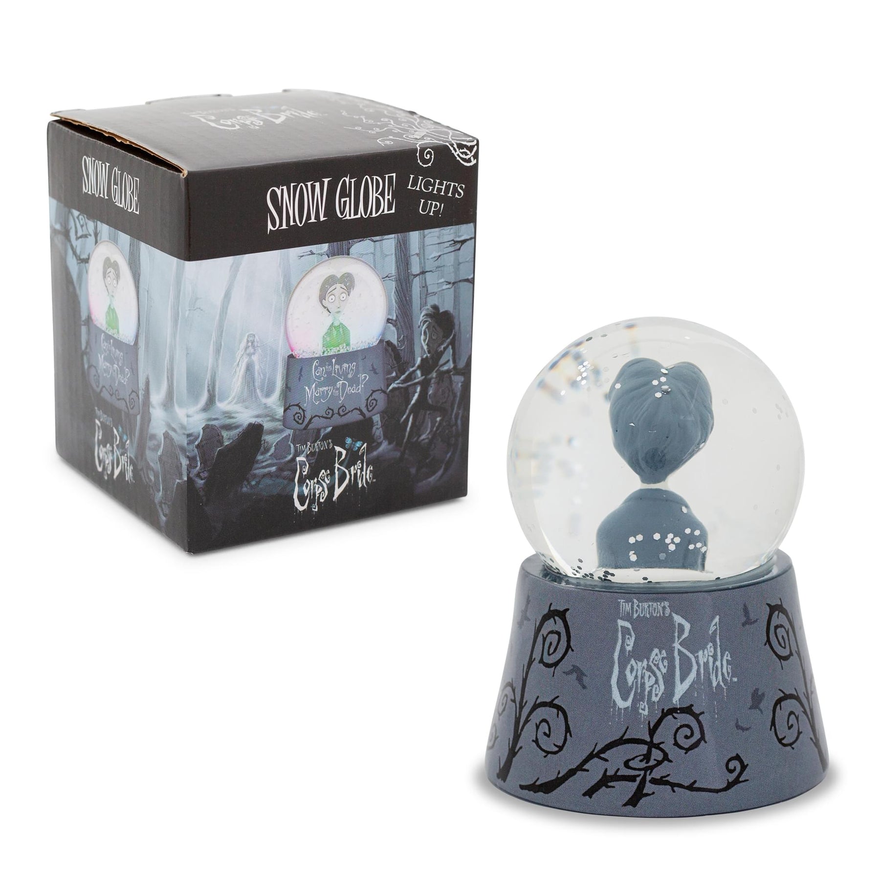 Tim Burton's Corpse Bride Victor Light-Up Mini Snow Globe | 3 Inches Tall