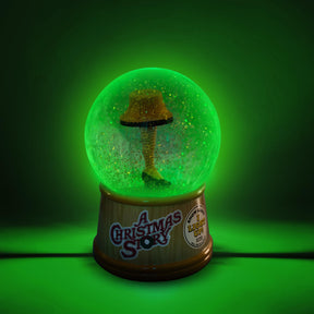 A Christmas Story Leg Lamp Light-Up Collectible Snow Globe | 6 Inches Tall