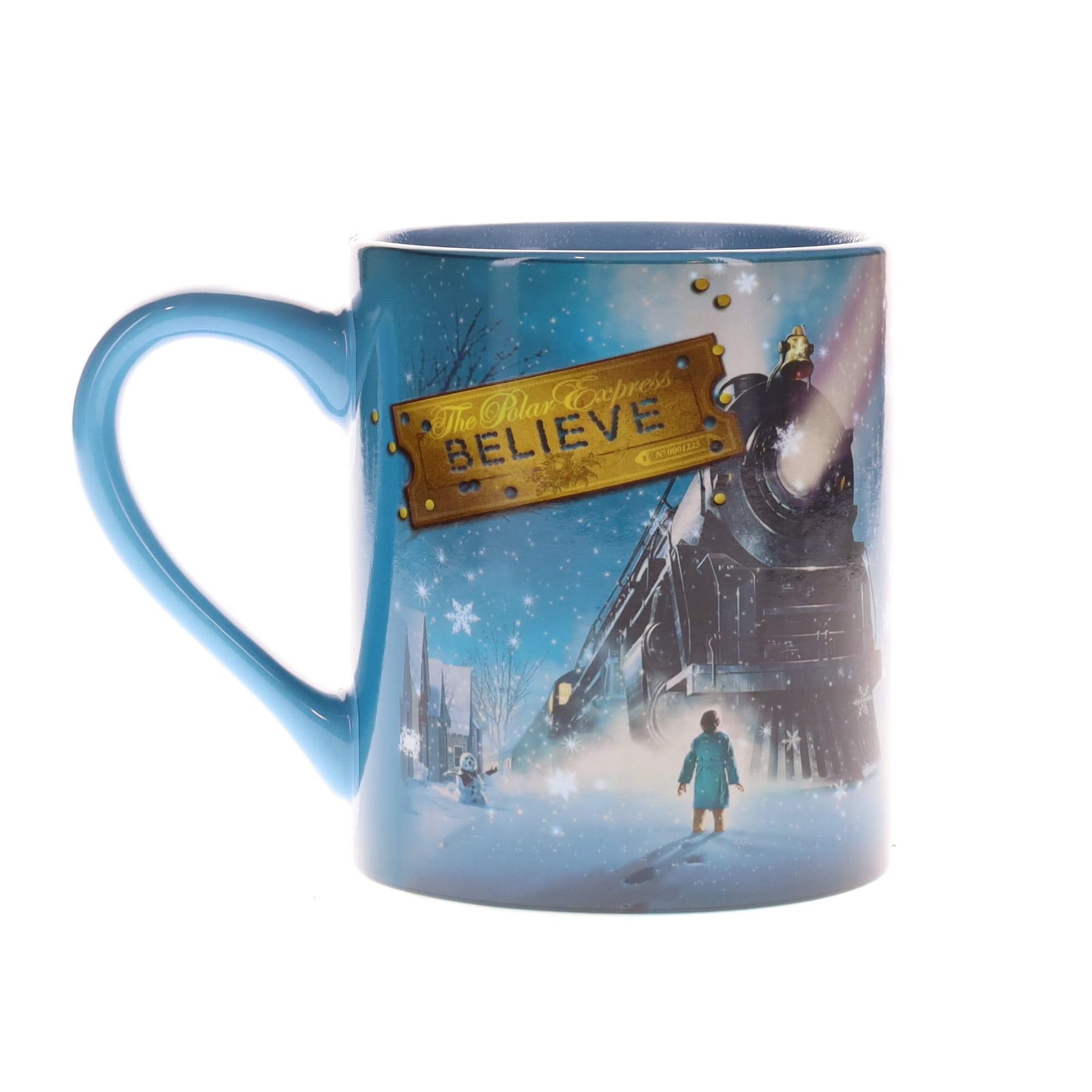 The Polar Express "Believe" Heat-Reveal Ceramic Mug | Holds 14 Ounces