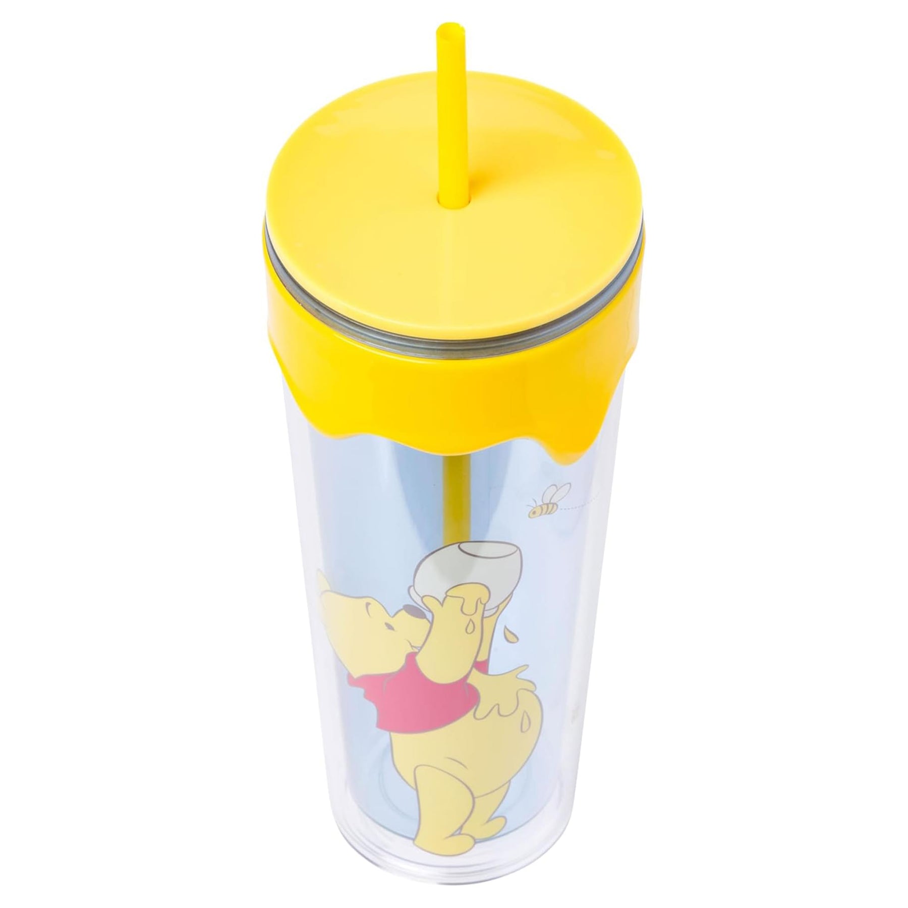 Disney Winnie The Pooh Eating Hunny 26-Ounce Carnival Cup With Lid and Straw