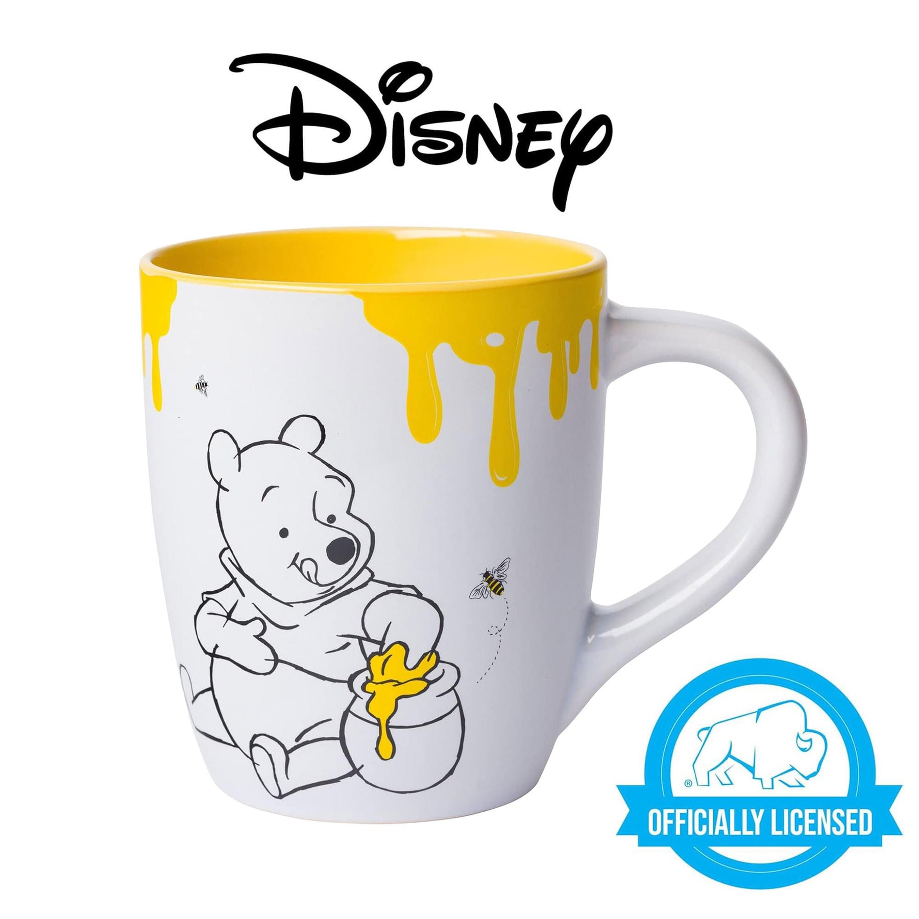 Disney Winnie The Pooh "Sweet As Can Bee" Ceramic Mug | Holds 25 Ounces