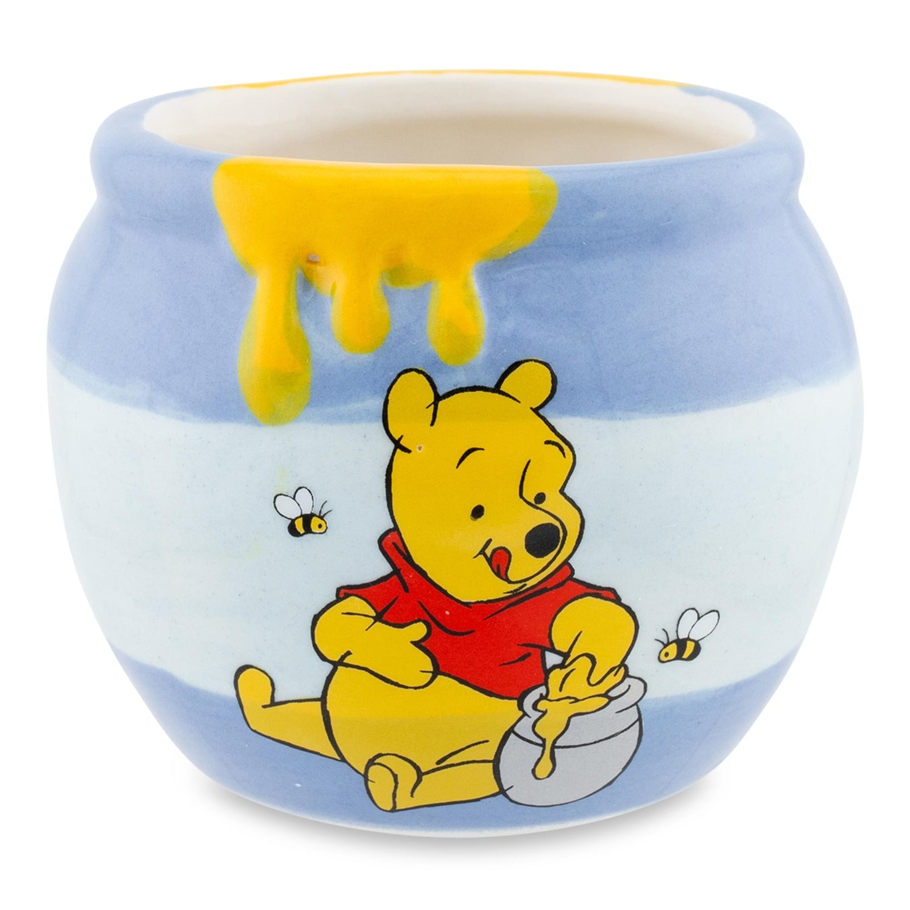 Disney Winnie the Pooh Hunny Pot Sculpted Ceramic Mini Cup | Holds 2 Ounces