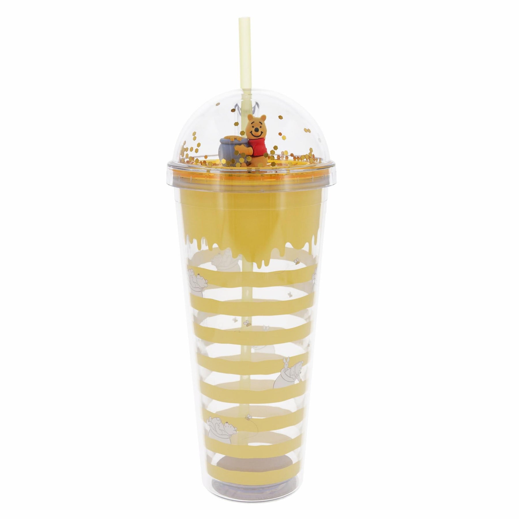 Disney Winnie the Pooh Hunny Confetti Dome Top Carnival Cup | Holds 24 Ounces