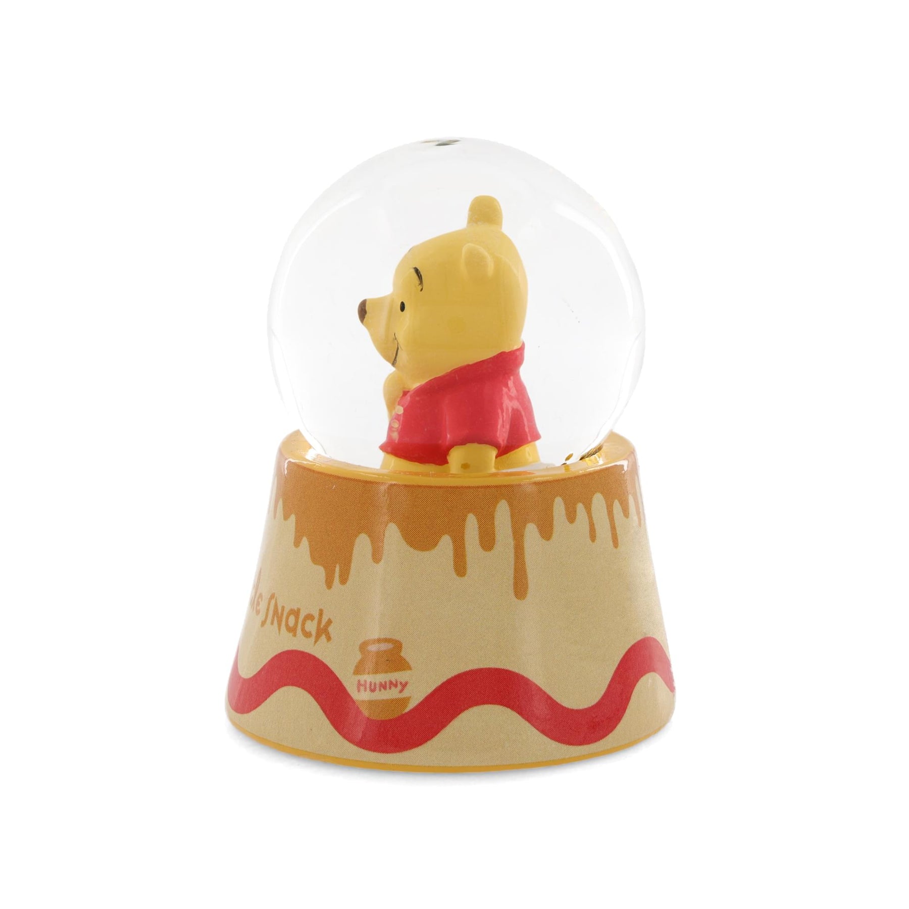 Disney Winnie The Pooh "Time For A Little Snack" 3-Inch Mini Light-Up Snow Globe