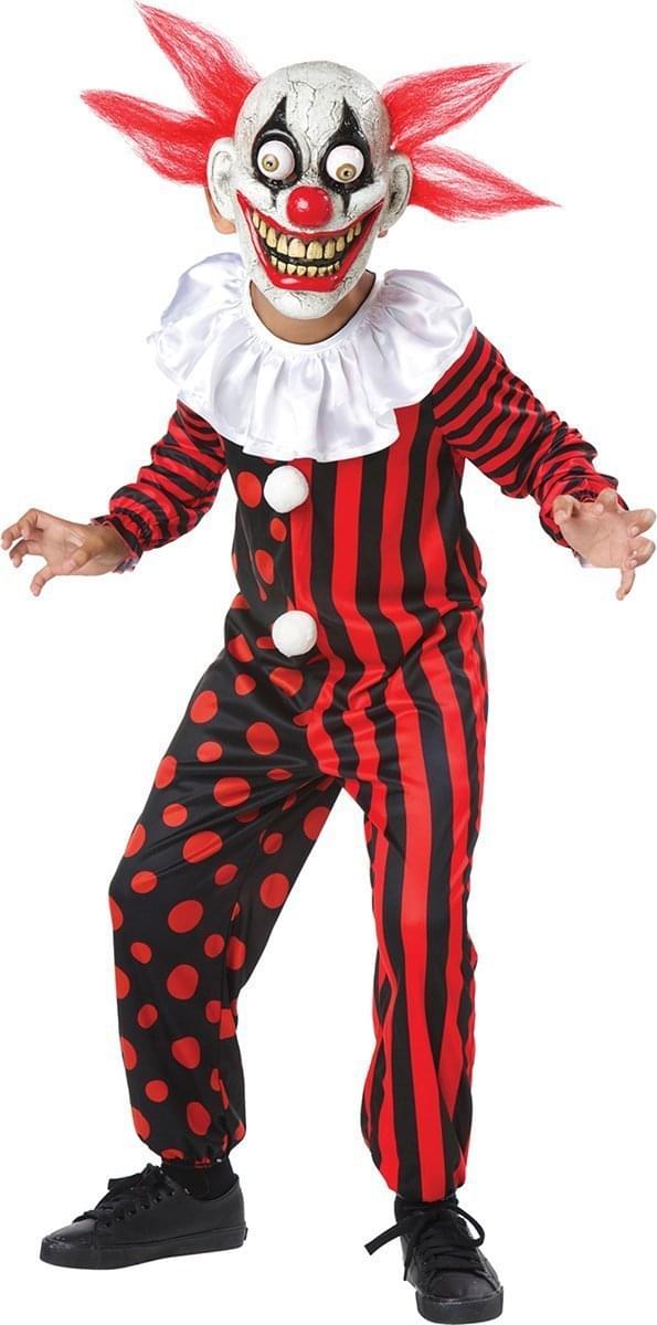 Googly Eye Clown Child Costume and Mask