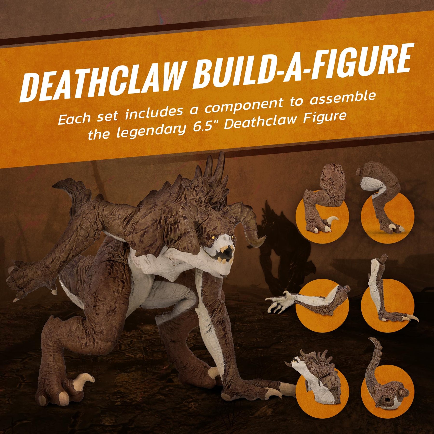 Fallout Excavator and Vault Boy (Gun) Mini Figure Set (Build-a-Figure Deathclaw)