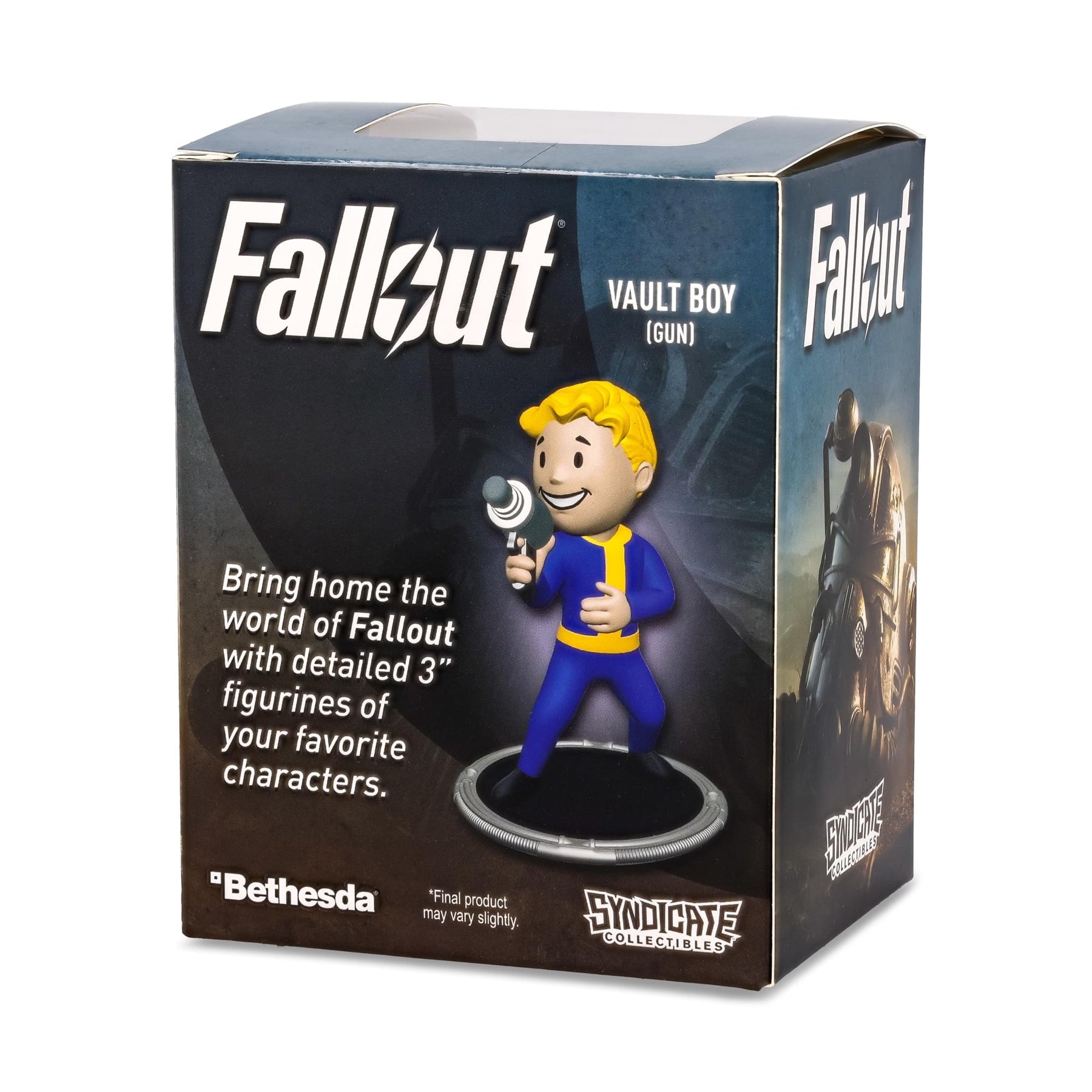 Fallout Vault Boy (Gun) 3-Inch Mini Figure