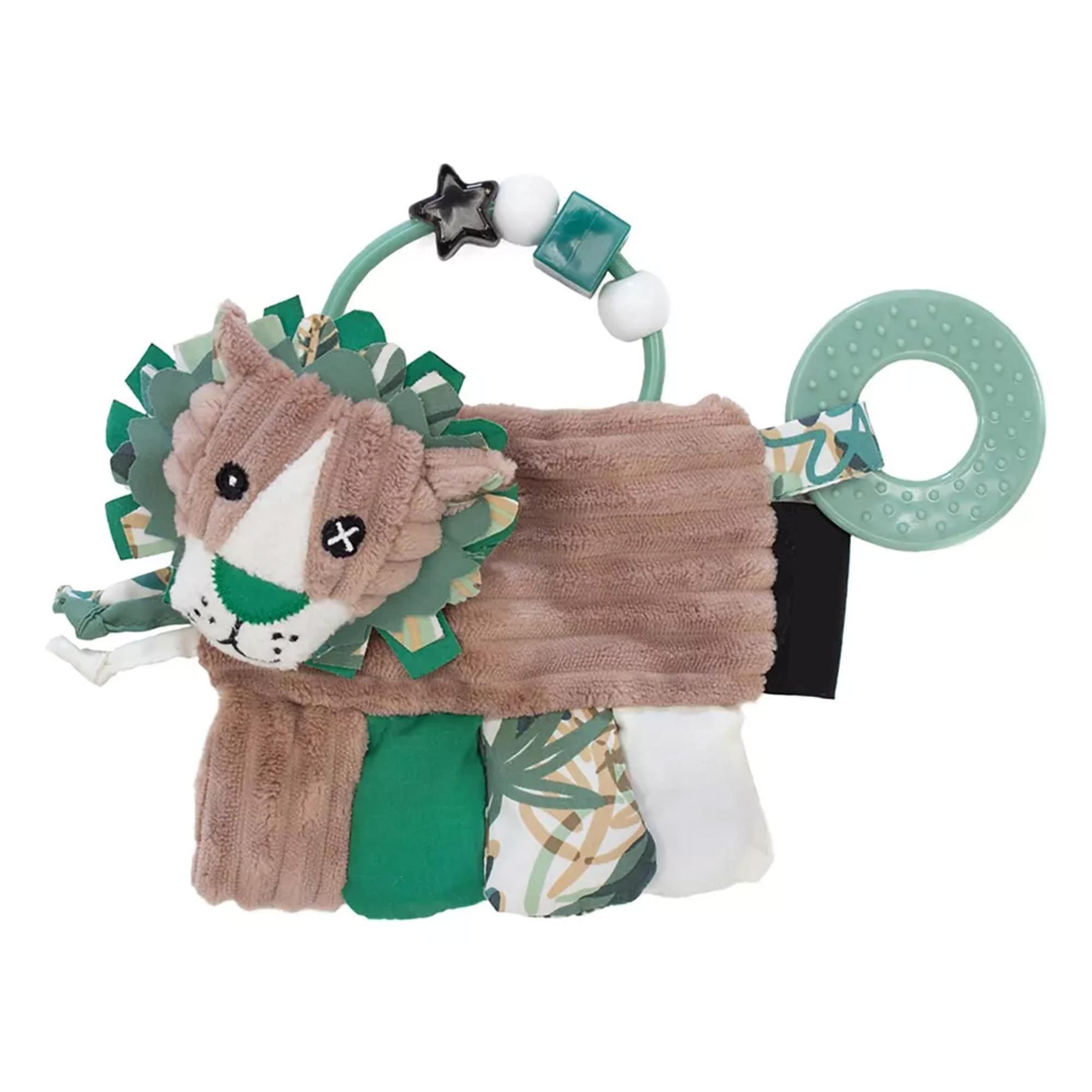 Les Deglingos Baby Activity Rattle | Jelekros the Lion