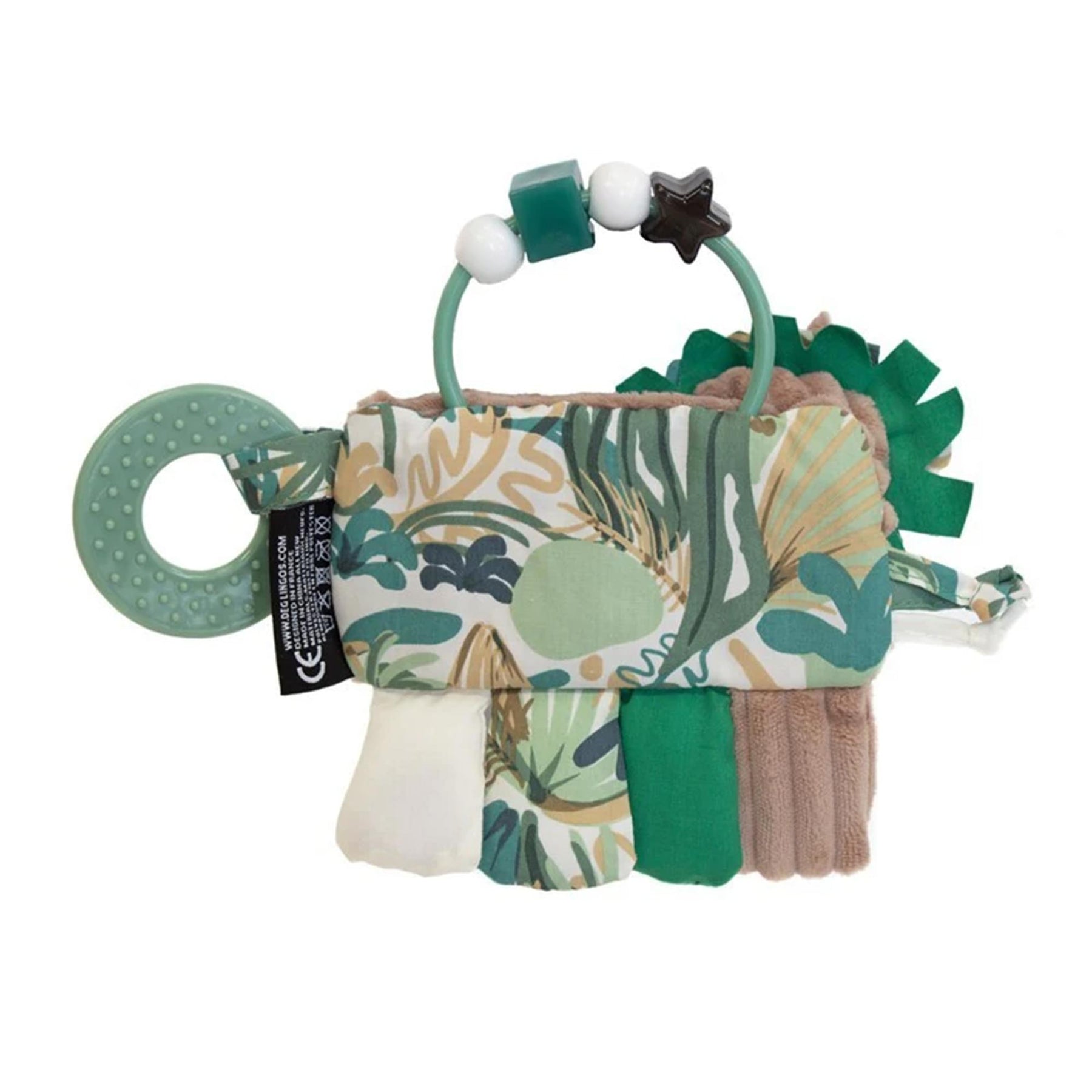 Les Deglingos Baby Activity Rattle | Jelekros the Lion