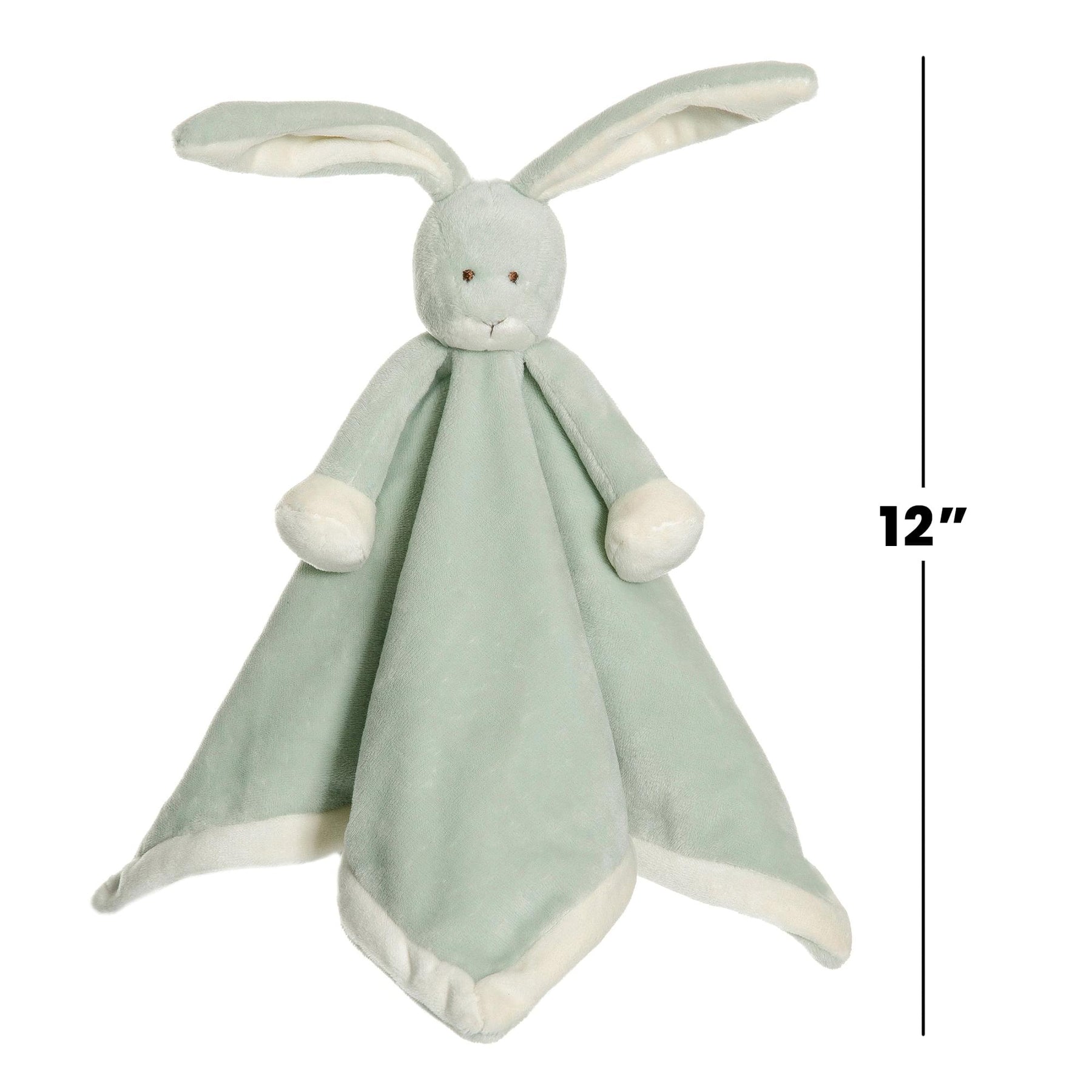 Teddykompaniet Plush Baby Blanket | Sage Bunny