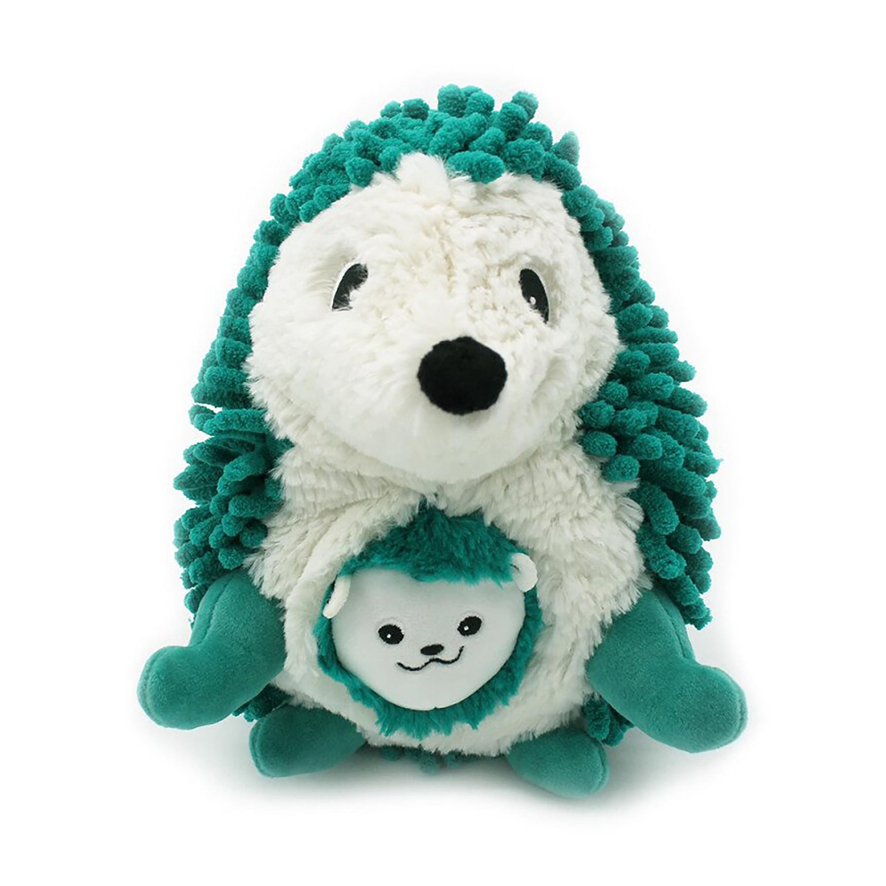 Les Delingos Ptipotos Mom and Baby Hedgehog | Green