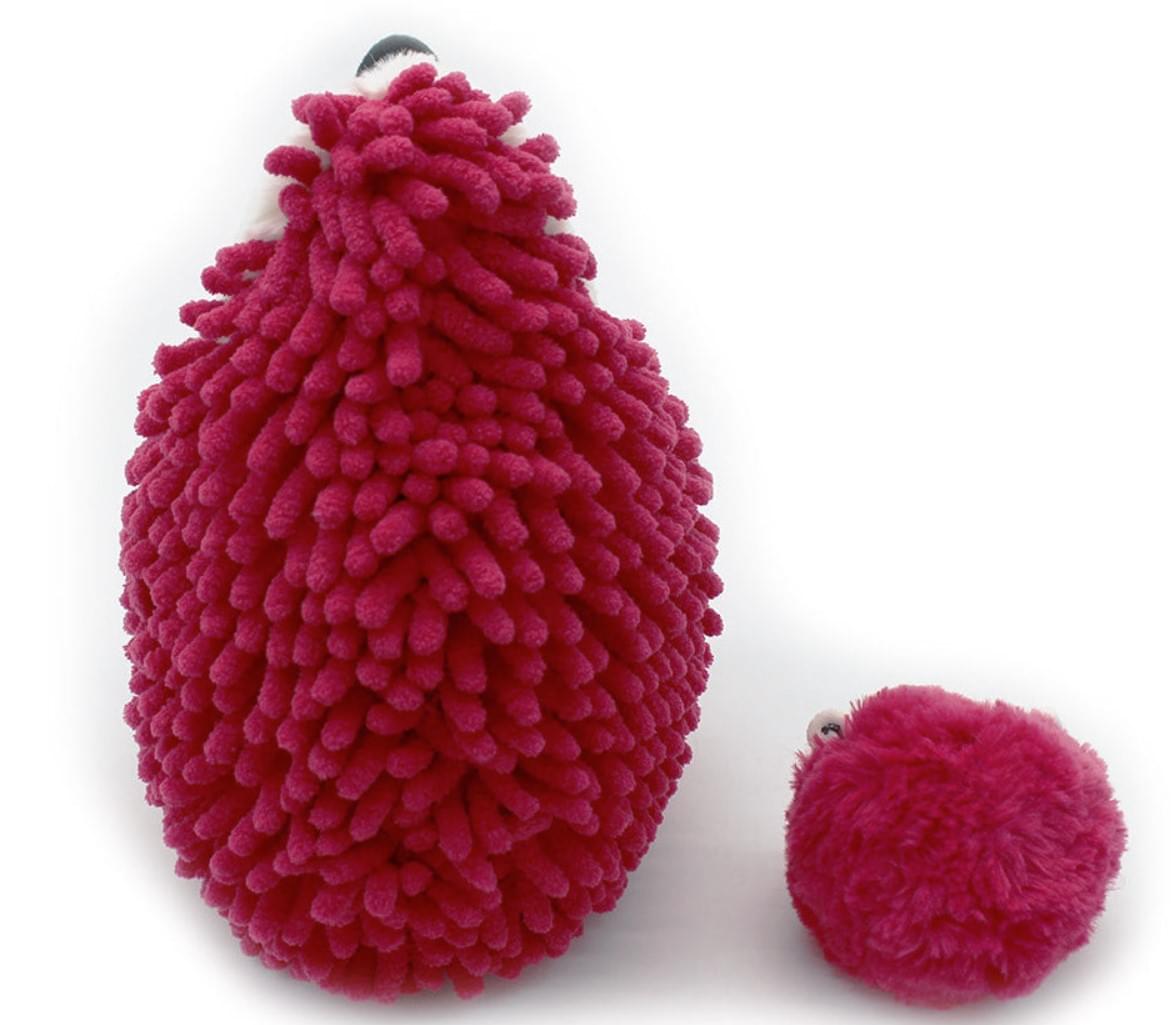 Les Delingos Ptipotos Mom and Baby Hedgehog | Red