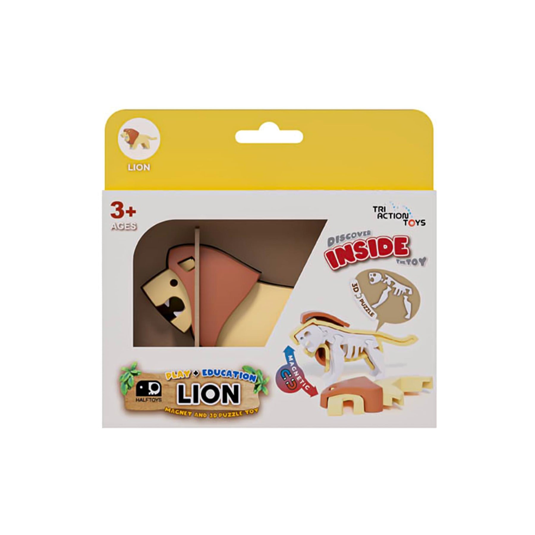 Animal Lion Magnetic Puzzle Toy