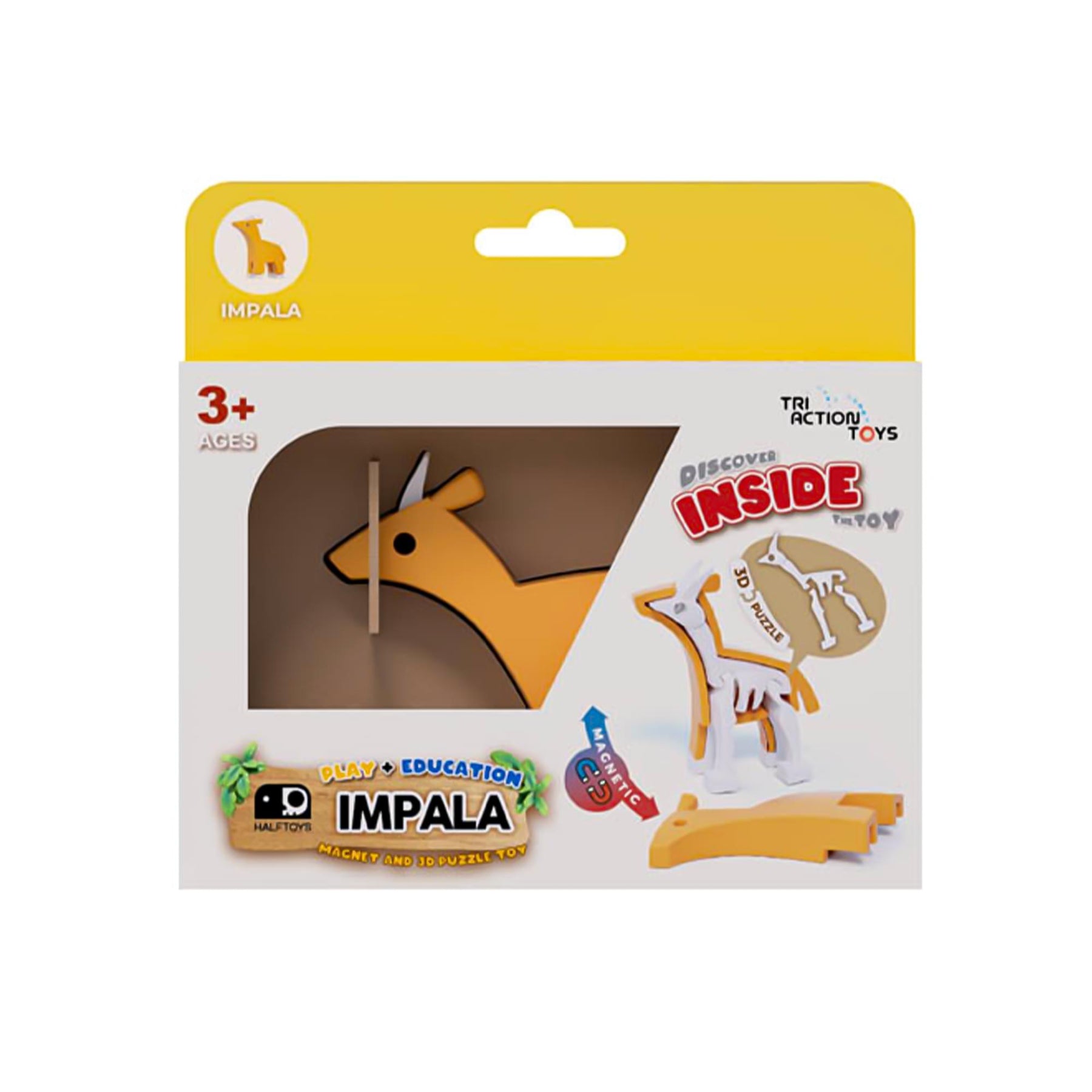 Animal Impala Magnetic Puzzle Toy
