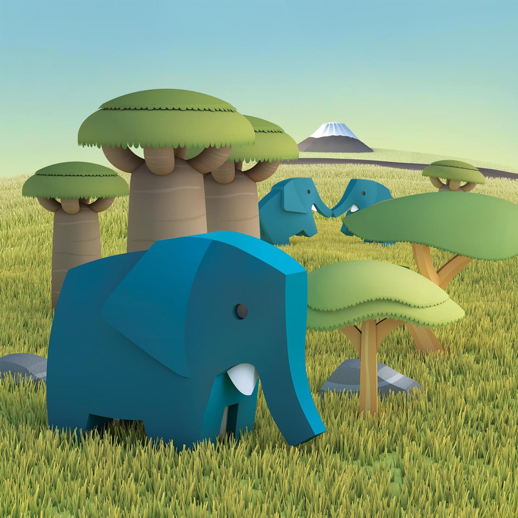 Animal Elephant Magnetic Puzzle Toy