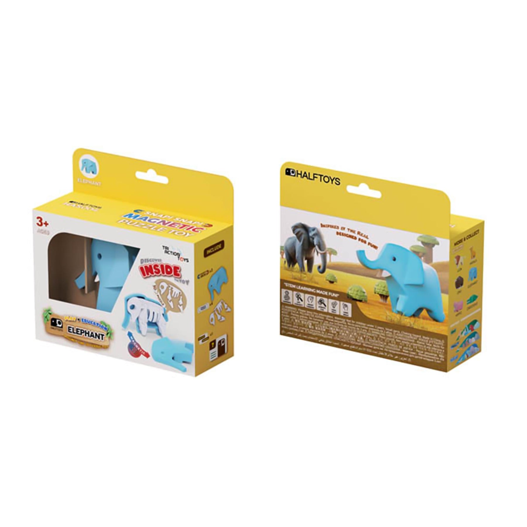 Animal Elephant Magnetic Puzzle Toy