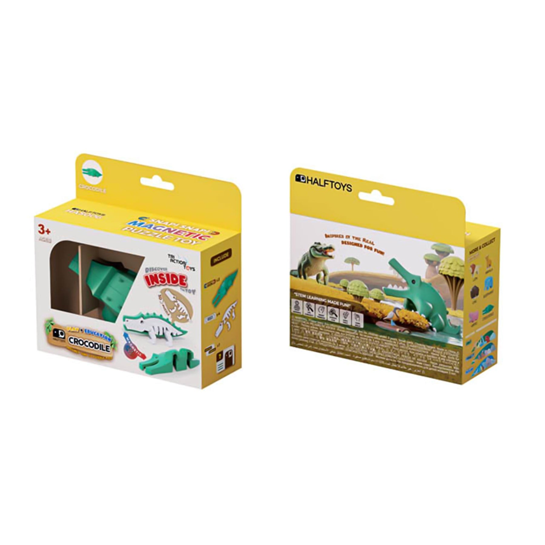 Animal Crocodile Magnetic Puzzle Toy