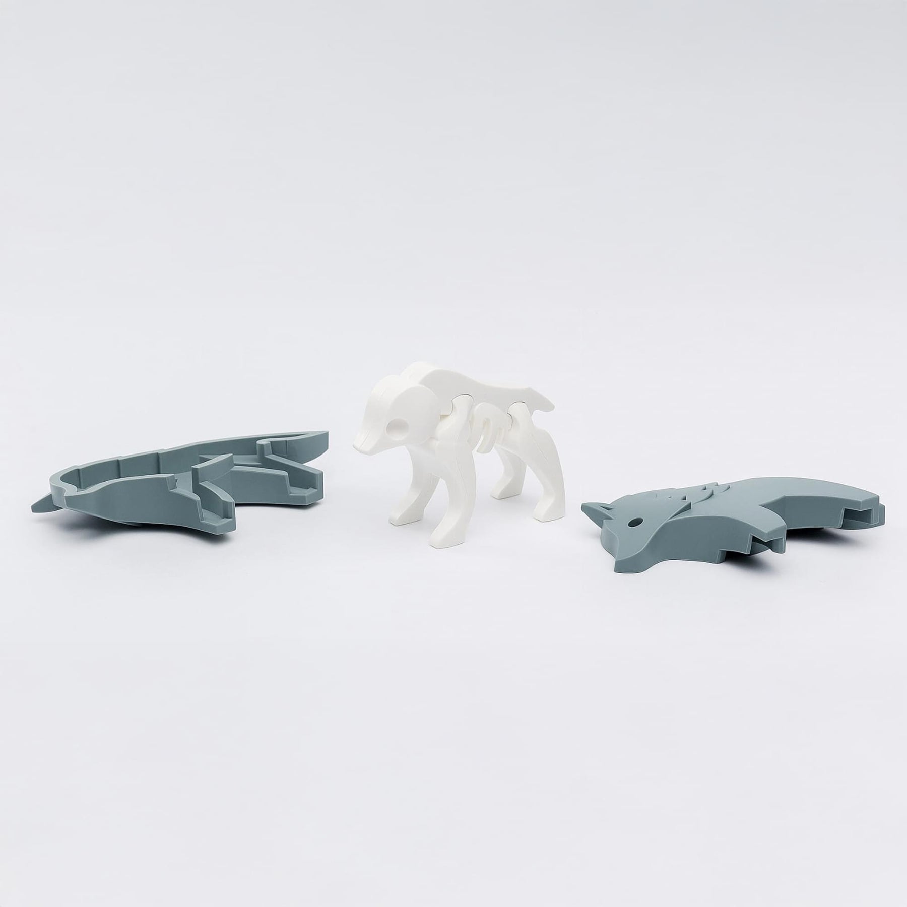 Animal Wolf Magnetic Puzzle Toy