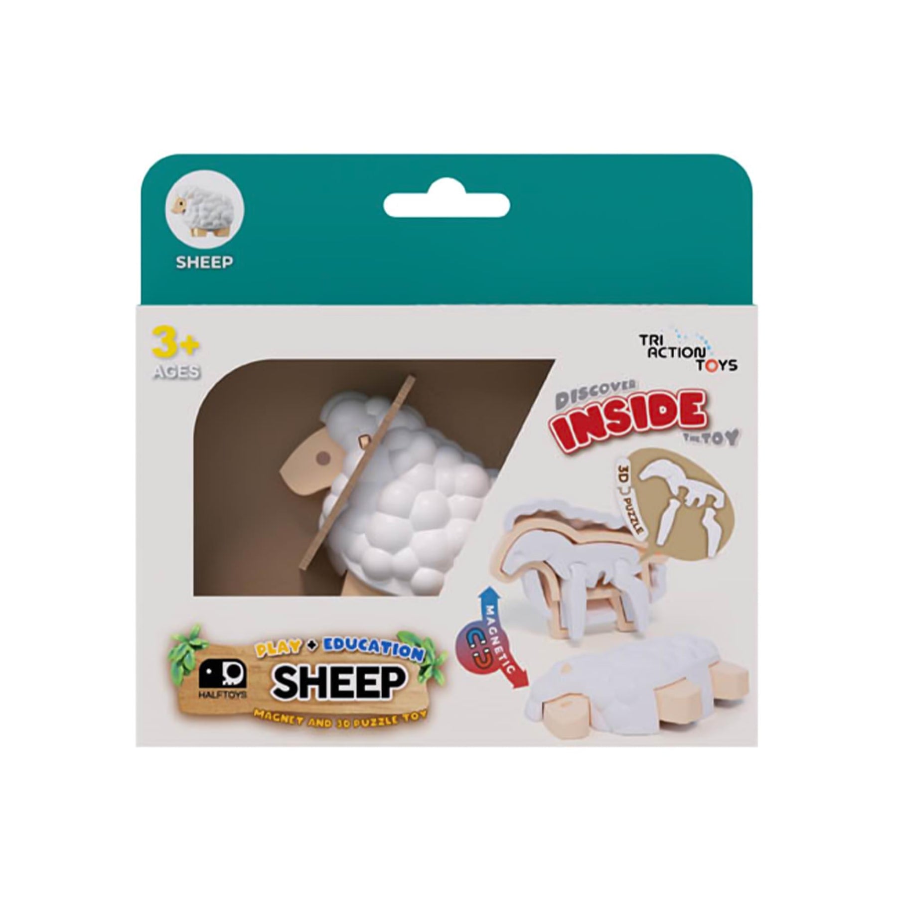 Animal Sheep Magnetic Puzzle Toy