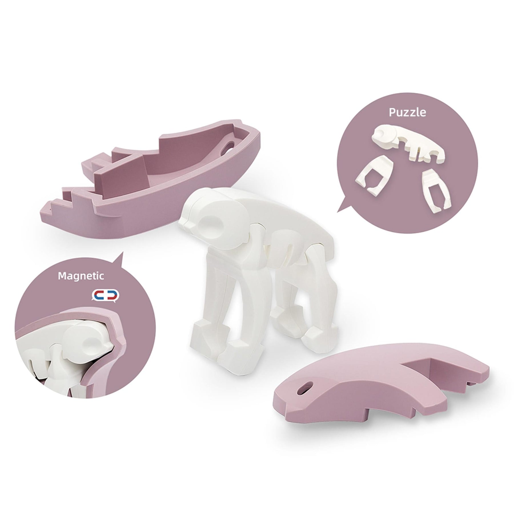 Animal Sloth Magnetic Puzzle Toy