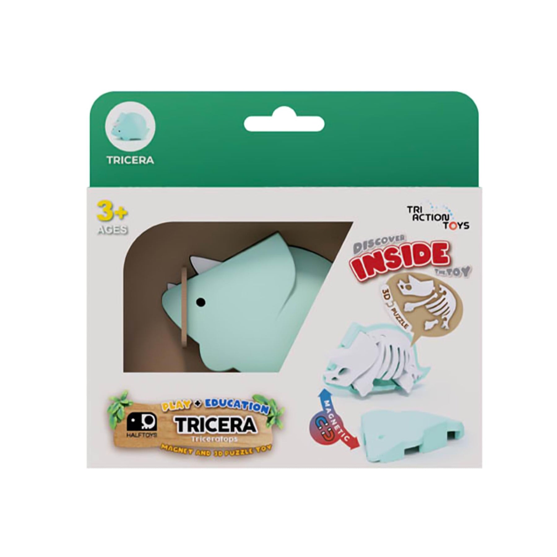 Dino Tricera Magnetic Puzzle Toy