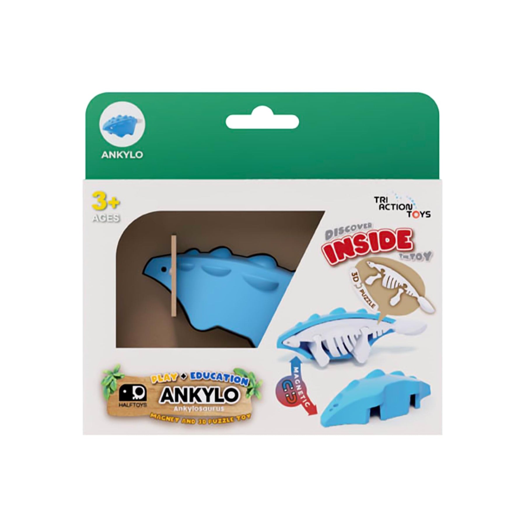 Dino Ankylo Magnetic Puzzle Toy