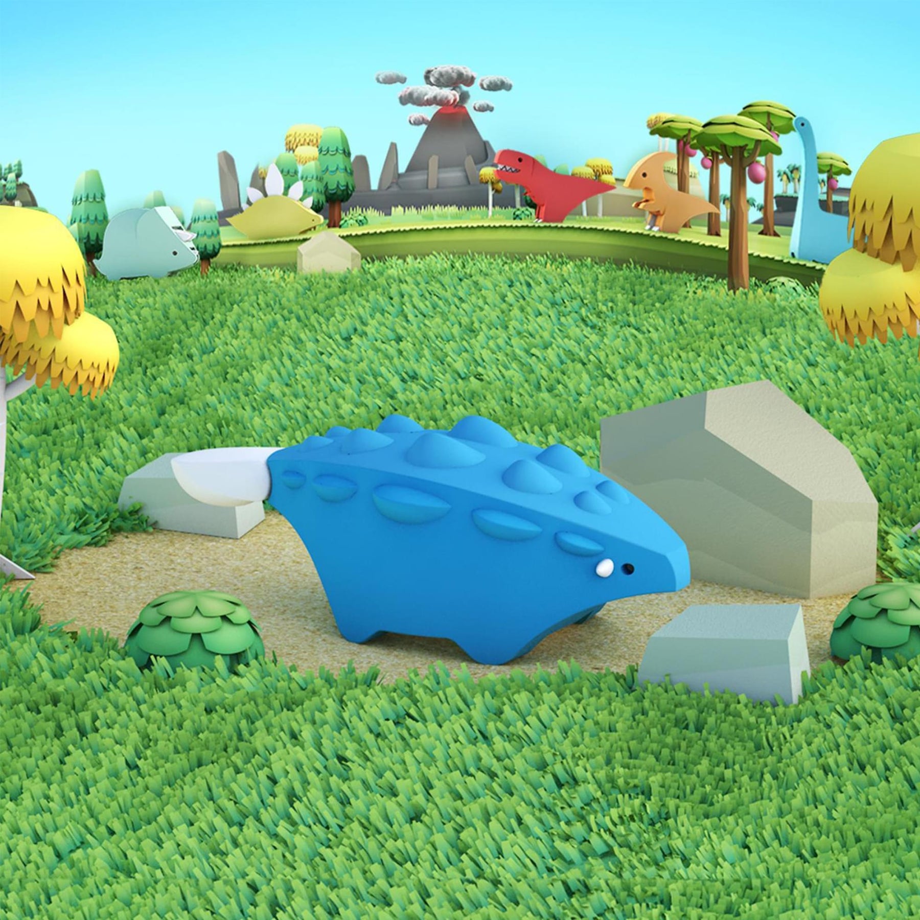 Dino Ankylo Magnetic Puzzle Toy
