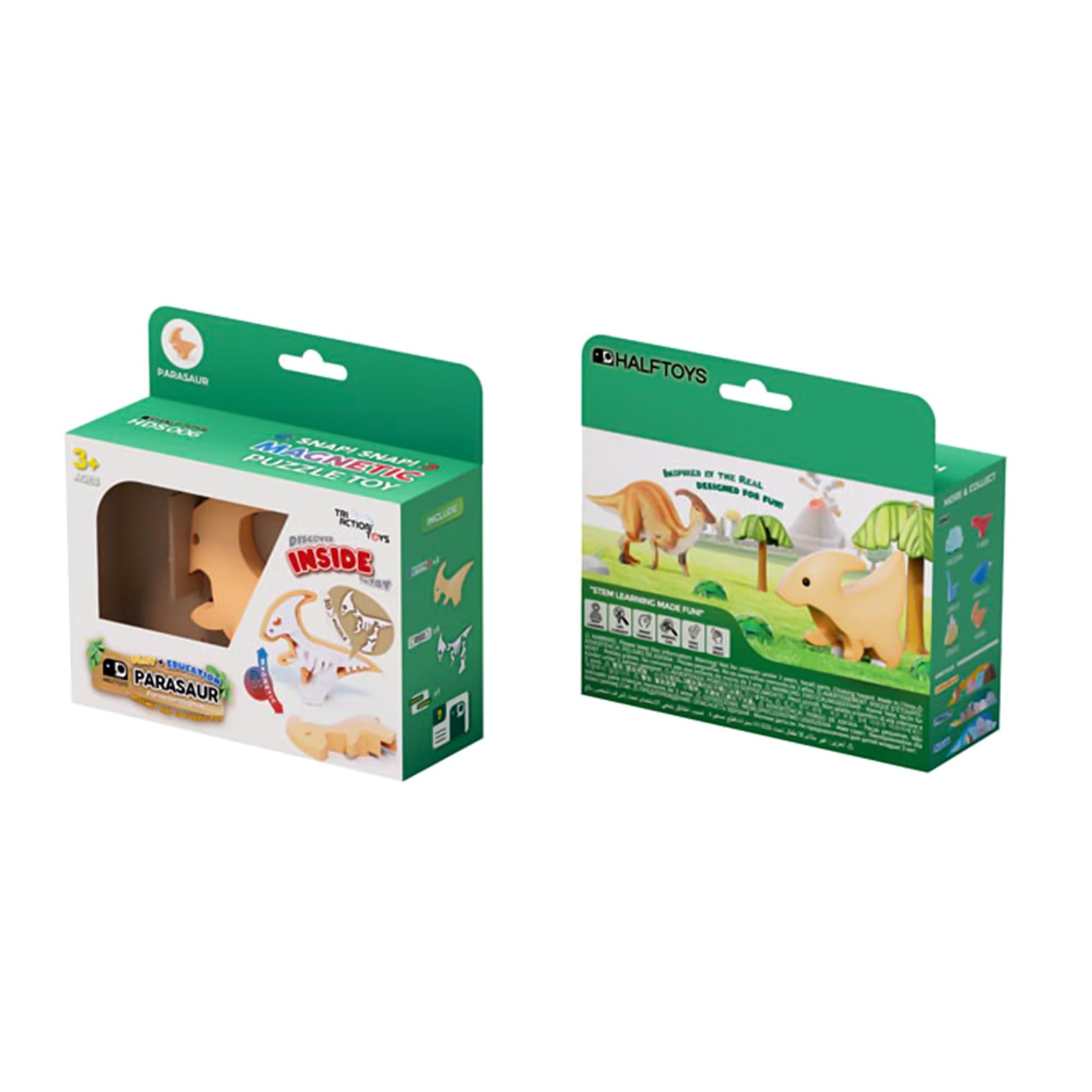 Dino Para Magnetic Puzzle Toy