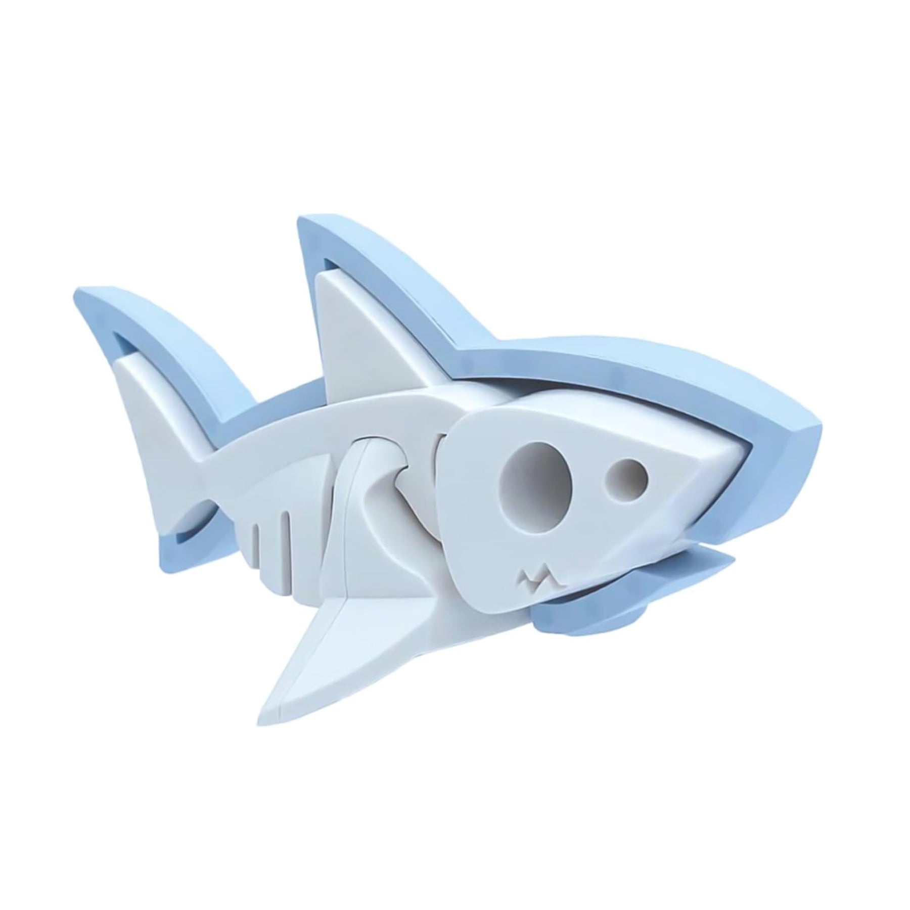 Ocean White Shark Magnetic Puzzle Toy