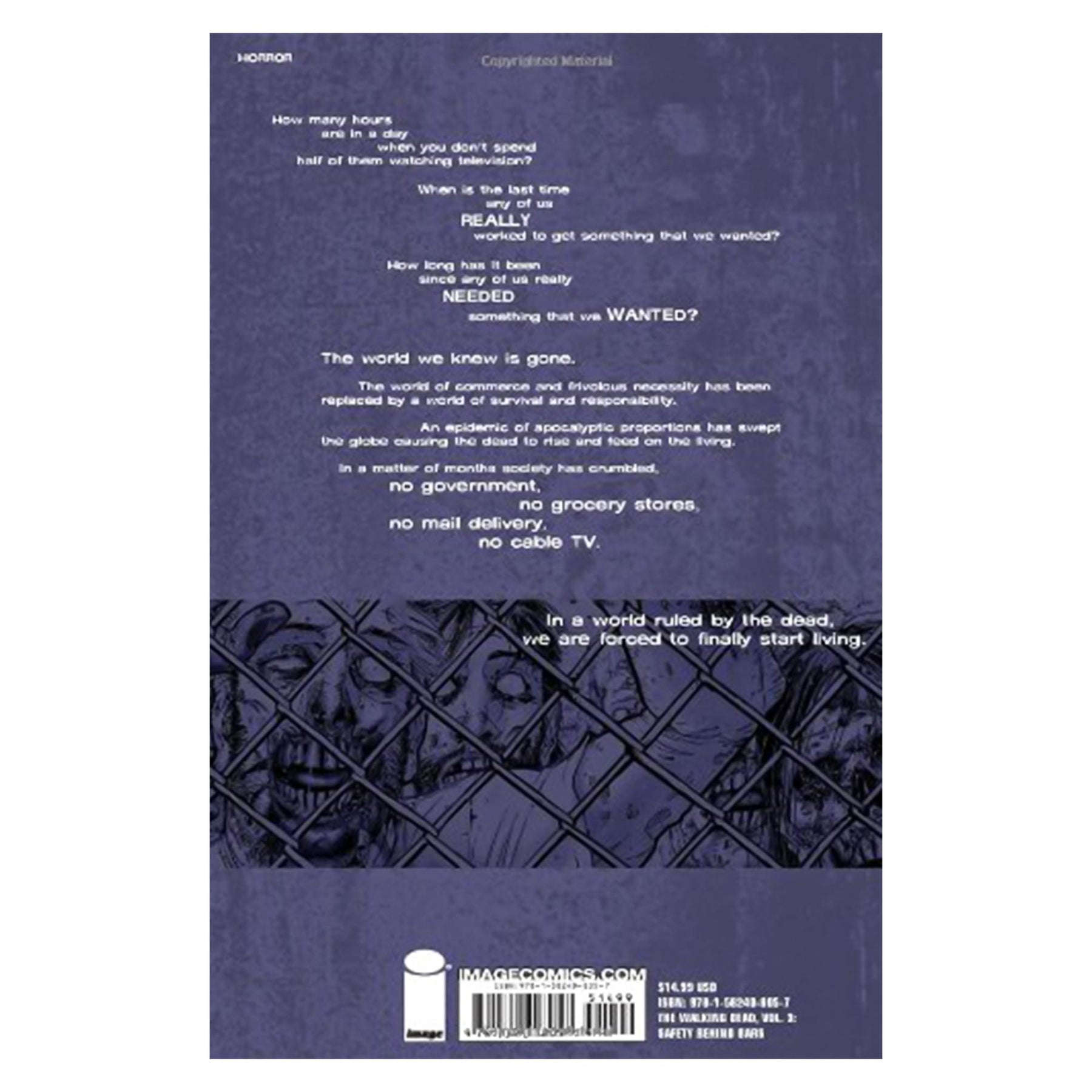 The Walking Dead, Vol. 3: Safety Behind Bars Trade Paperback
